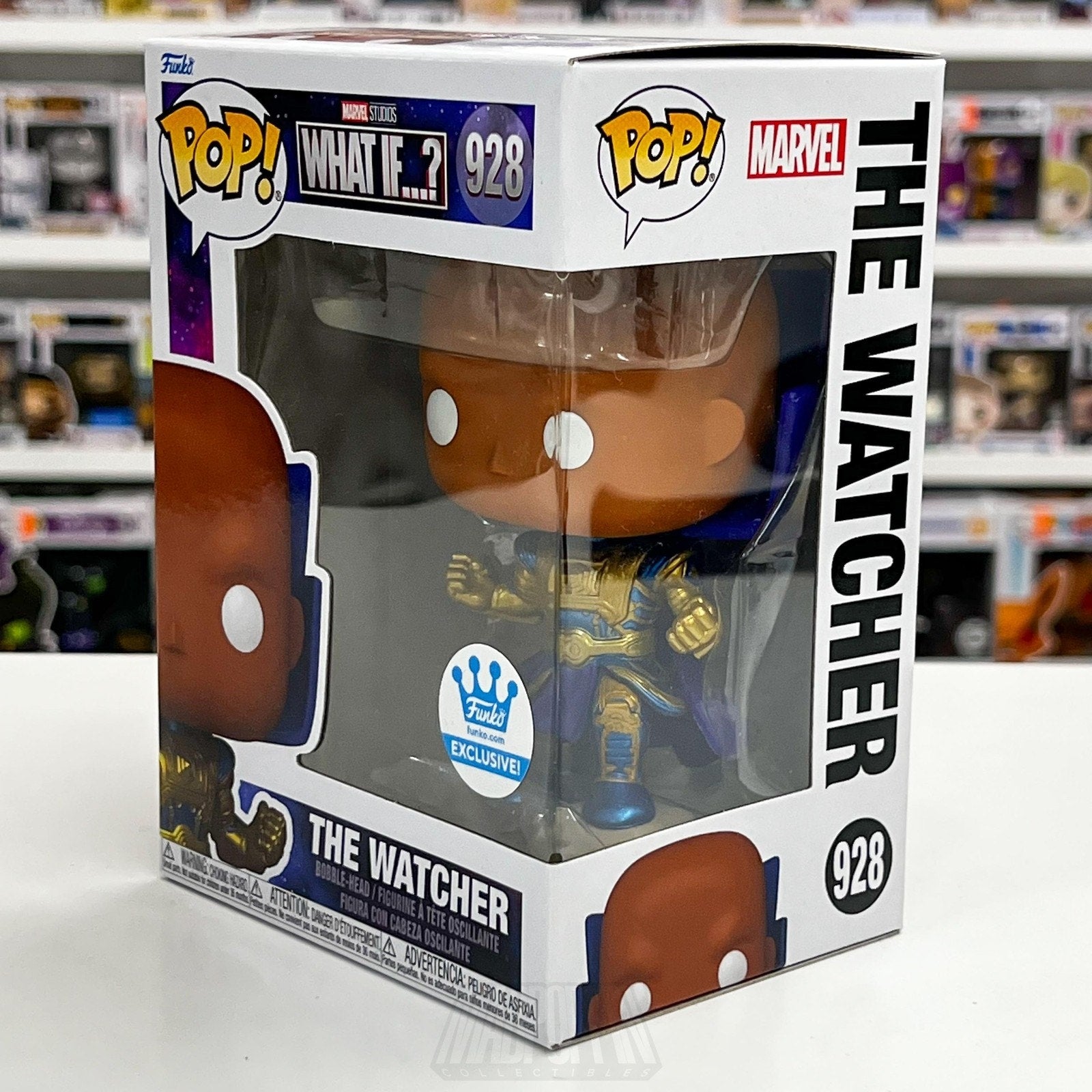 Funko Pop Marvel What If The Watcher #928 Funko Shop Exclusive Vinyl Bobble-Head