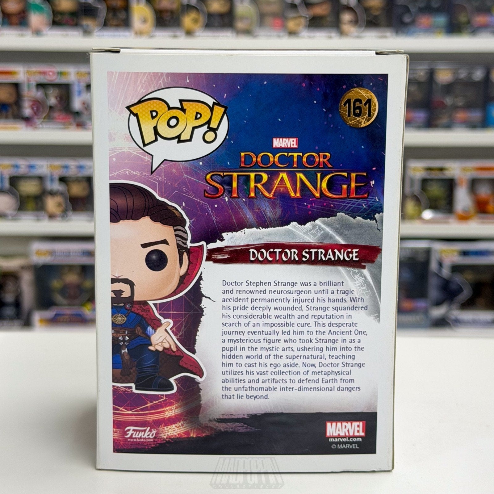 Funko Pop Marvel Doctor Strange w/Rune SDCC 161 Sorcerer Supreme Vinyl Figure
