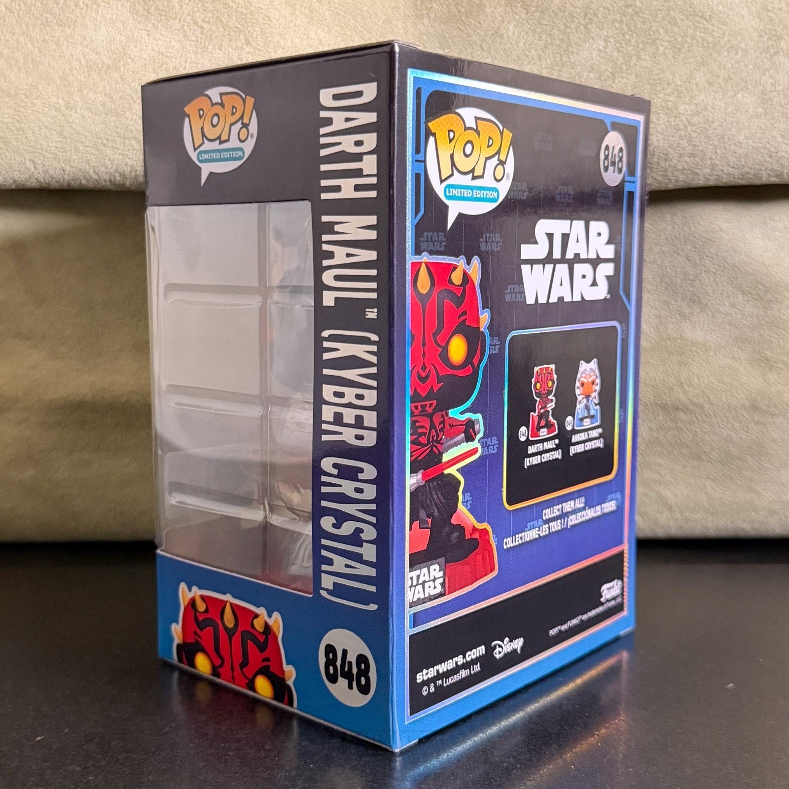 Funko Pop Star Wars Darth Maul Kyber Crystal 848 SDCC 2026 LE 9500 Vinyl Figure