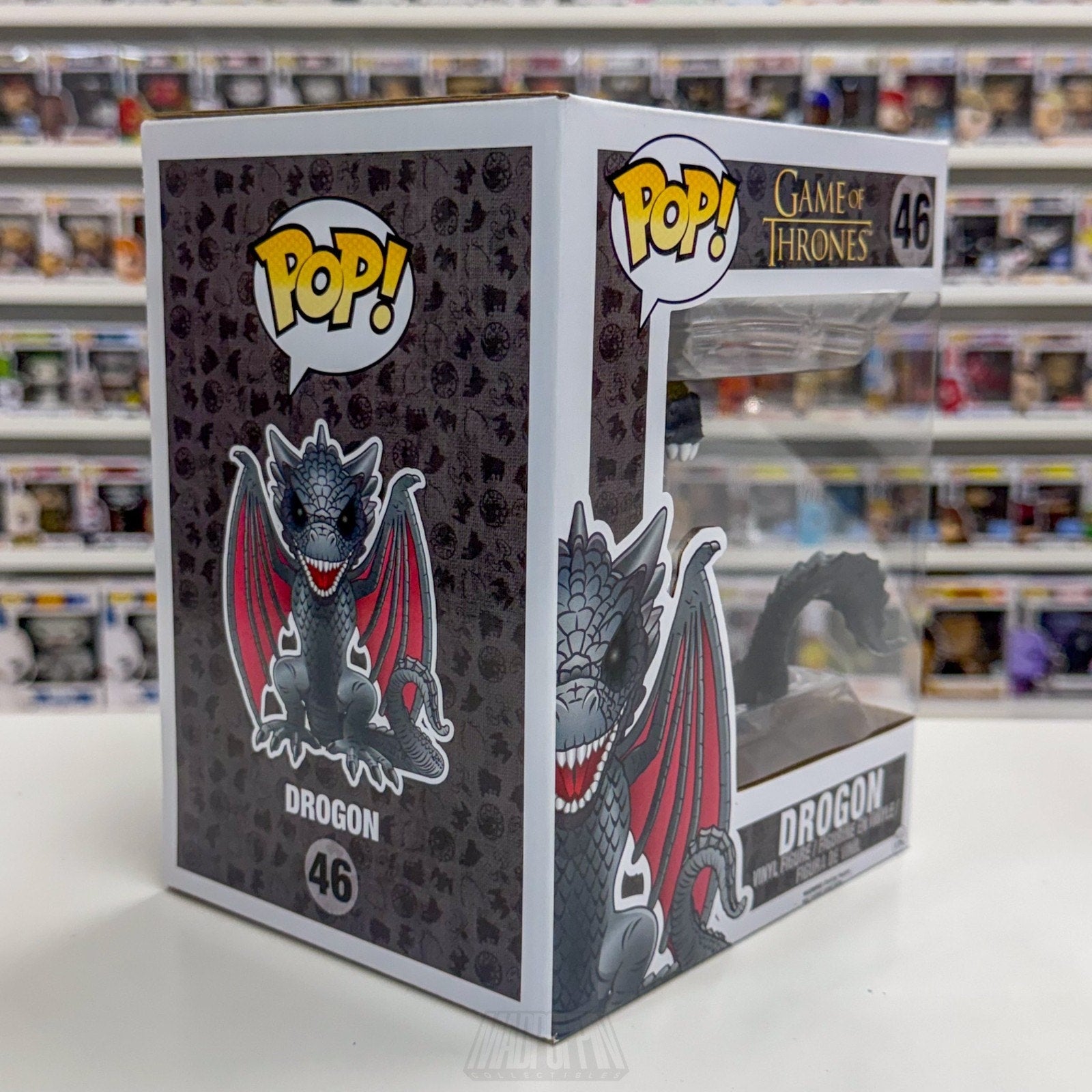 Funko Pop TV HBO Game of Thrones Drogon Red Eyes 46 Dragon Vinyl 6" Figure