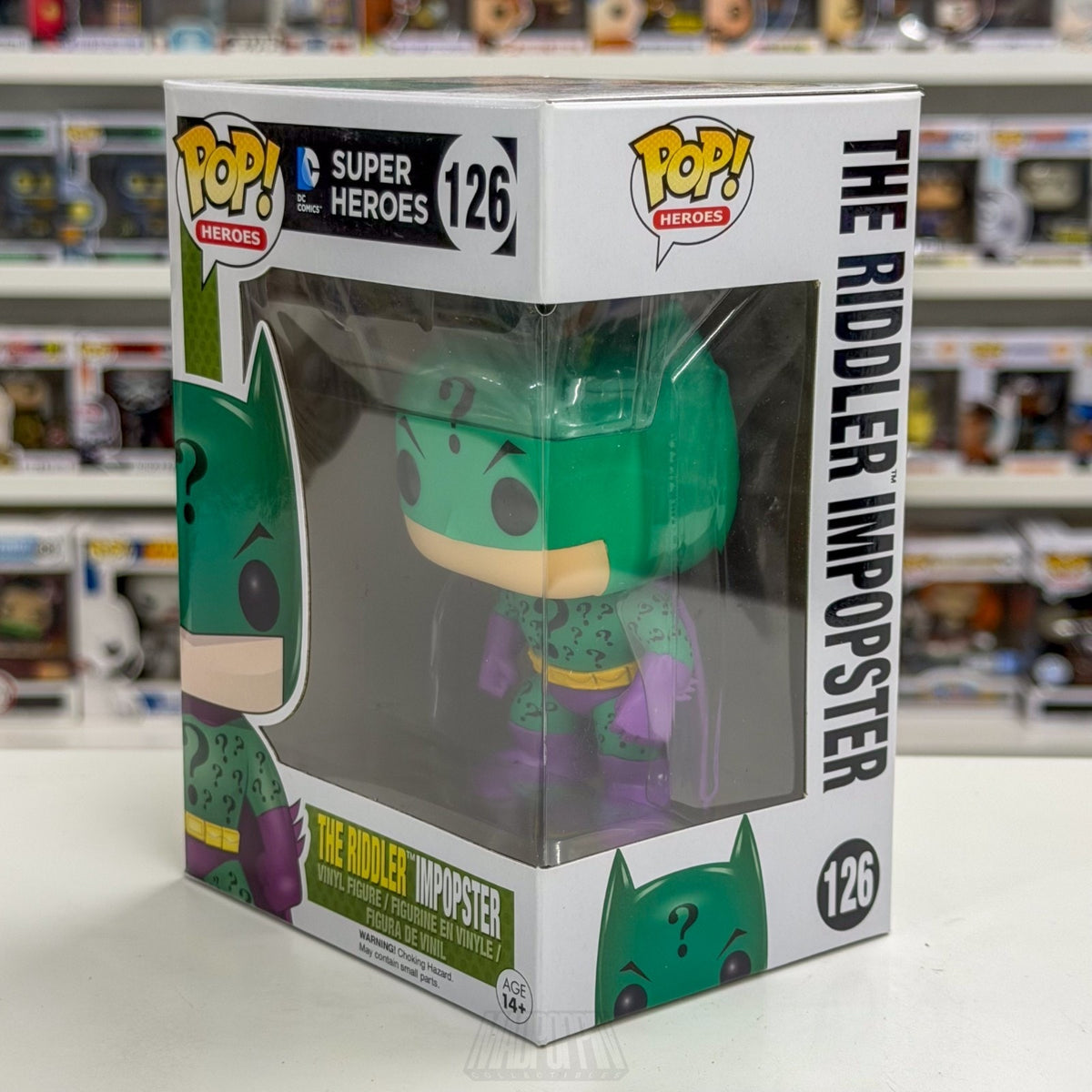 Funko Pop DC Super Heroes The Riddler Impopster Batman 126 Villain Vinyl Figure