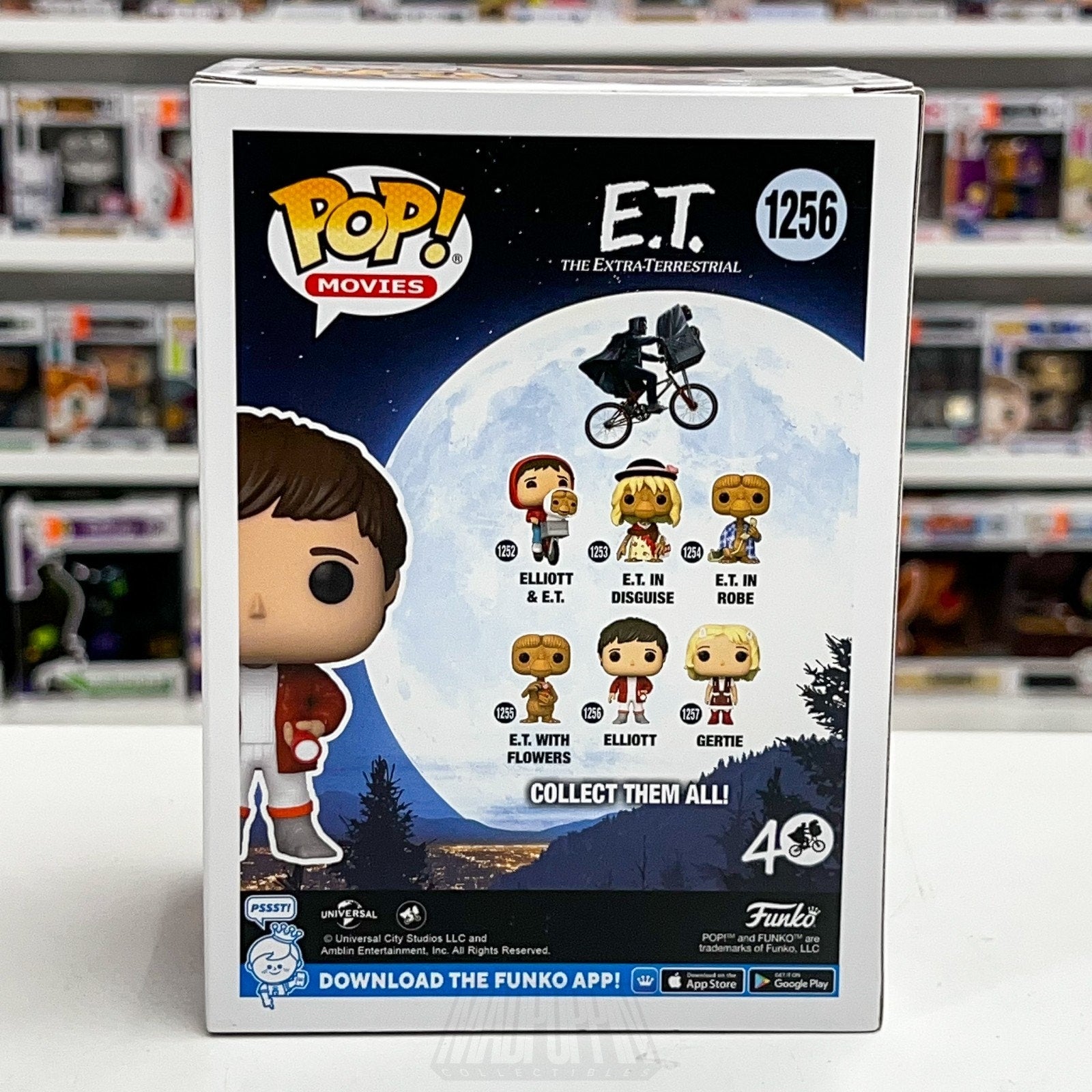Funko Pop Movies ET The Extra-Terrestrial Elliott w/Flashlight 1256 Vinyl Figure