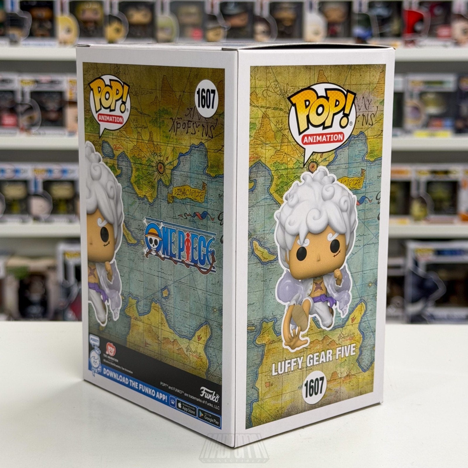 Funko Pop Anime One Piece Luffy Gear Five 1607 Japanese Manga Toy Vinyl Figure