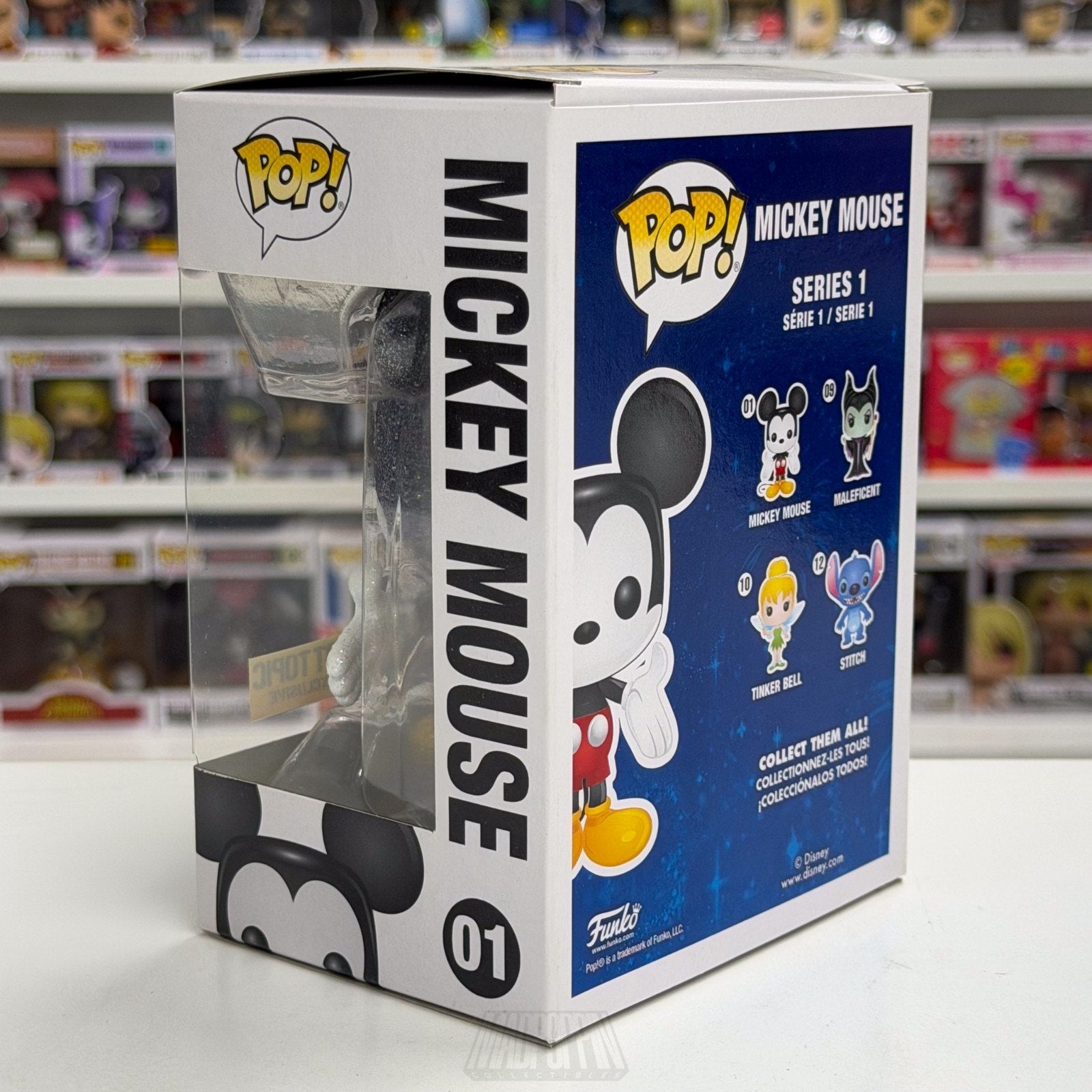 Funko Pop Disney Mickey Mouse Diamond Glitter Hot Topic 01 Walt Toy Vinyl Figure