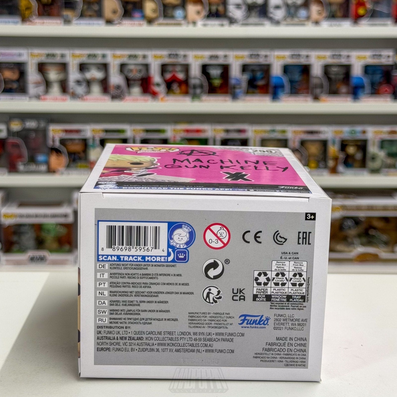 Funko Pop Rocks Machine Gun Kelly MGK 255 Rap Hip Hop Punk Music Vinyl Figure