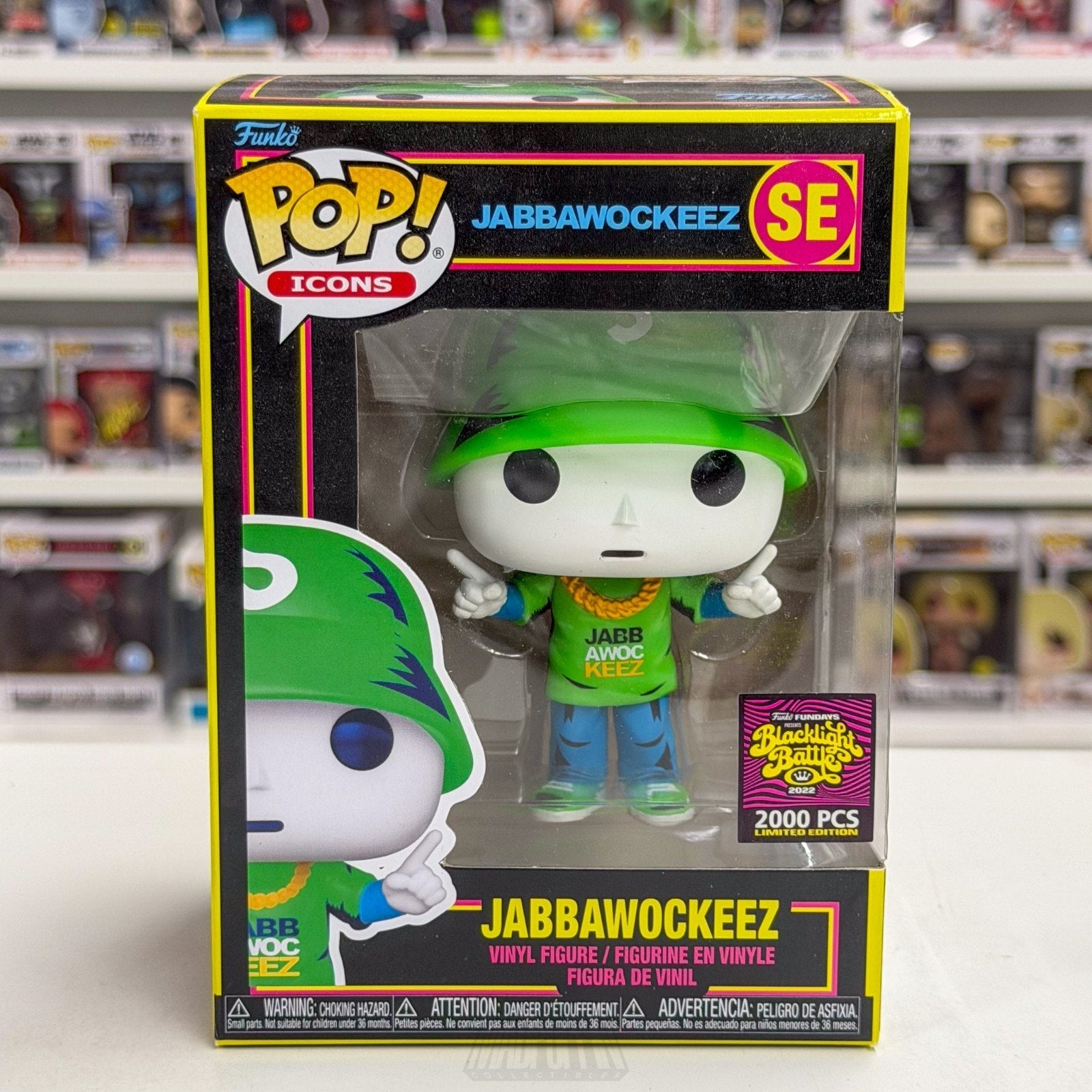 Funko Pop Fundays Blacklight Battle Jabbawockeez SE Dance Crew Toy Vinyl Figure