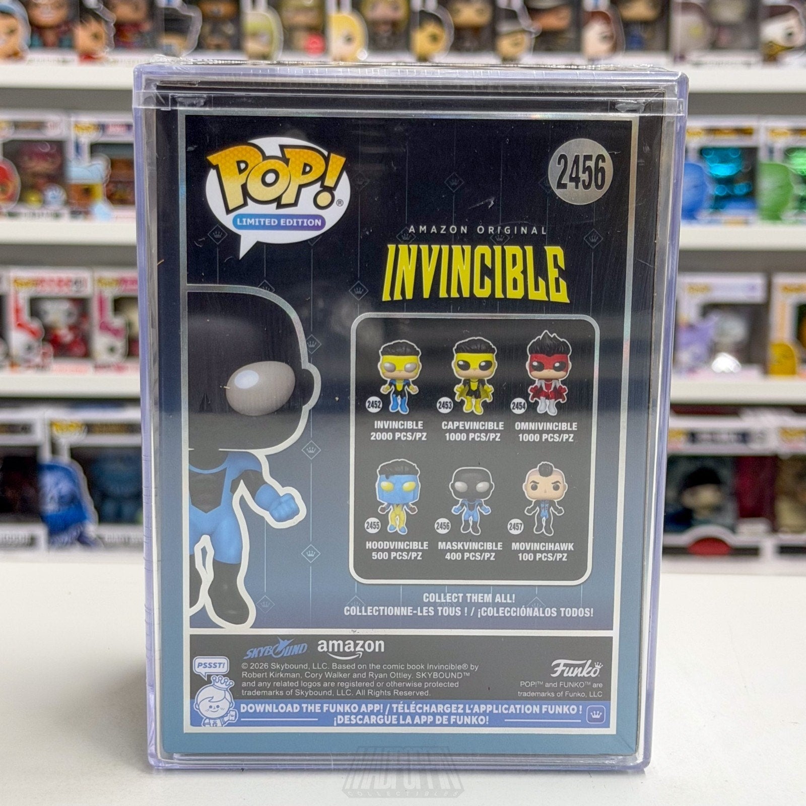 Funko Pop Invincible Maskvincible 2456 SDCC 2026 LE 400 Toy OFFICIAL CON STICKER