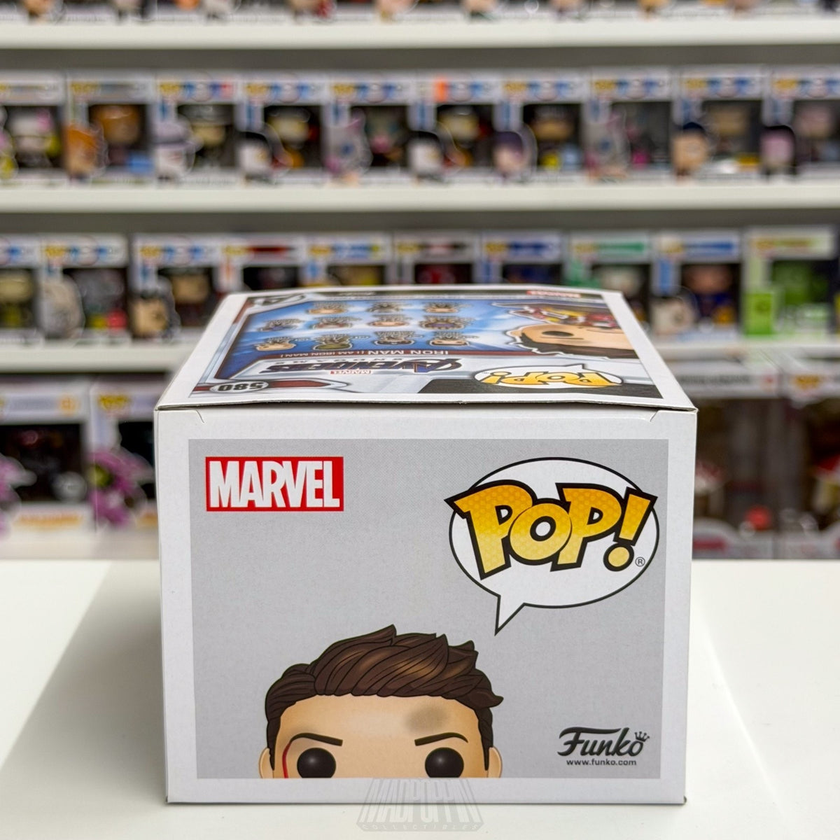 Funko PopMarvel Avengers Endgame I Am Iron Man Glow PX 580 Snap Toy Vinyl Figure