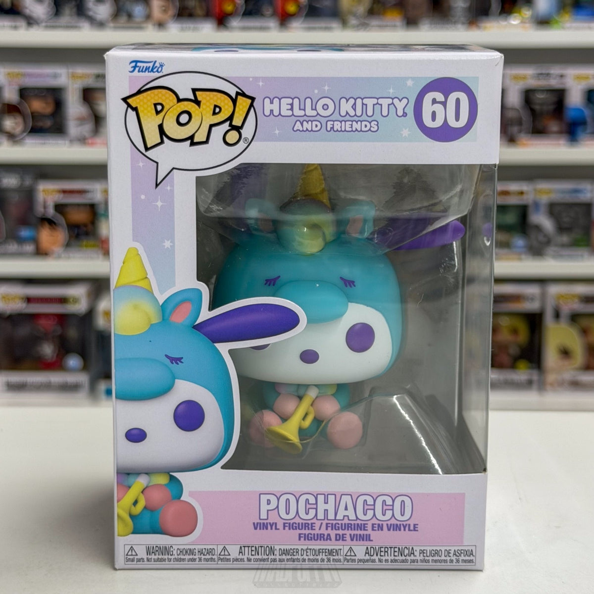 Funko Pop Sanrio Hello Kitty & Friends Pochacco 60 Kawaii Cute Dog Vinyl Figure