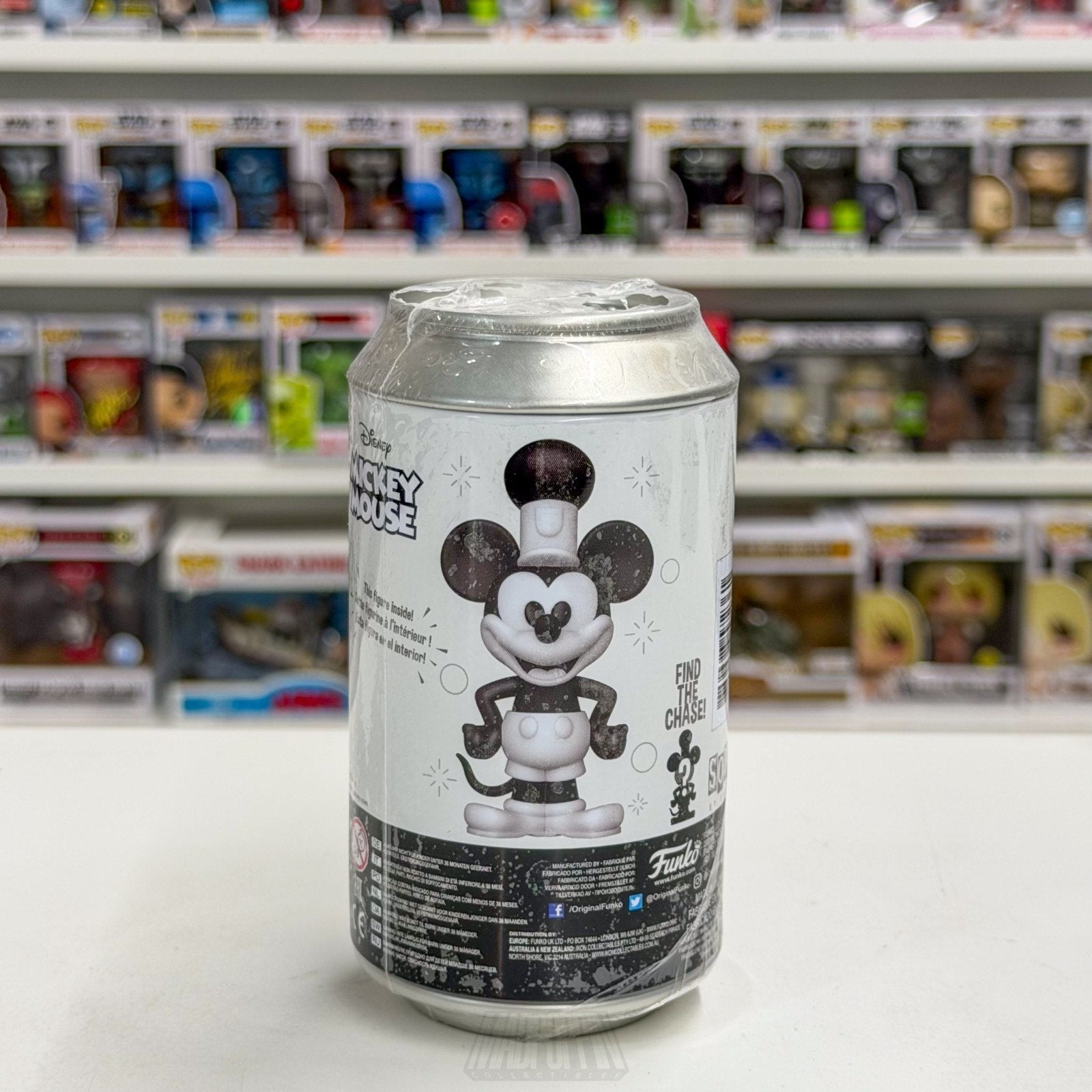 Funko Soda Disney Steamboat Mickey Mouse Funko-Shop Exclusive Toy Vinyl Figure