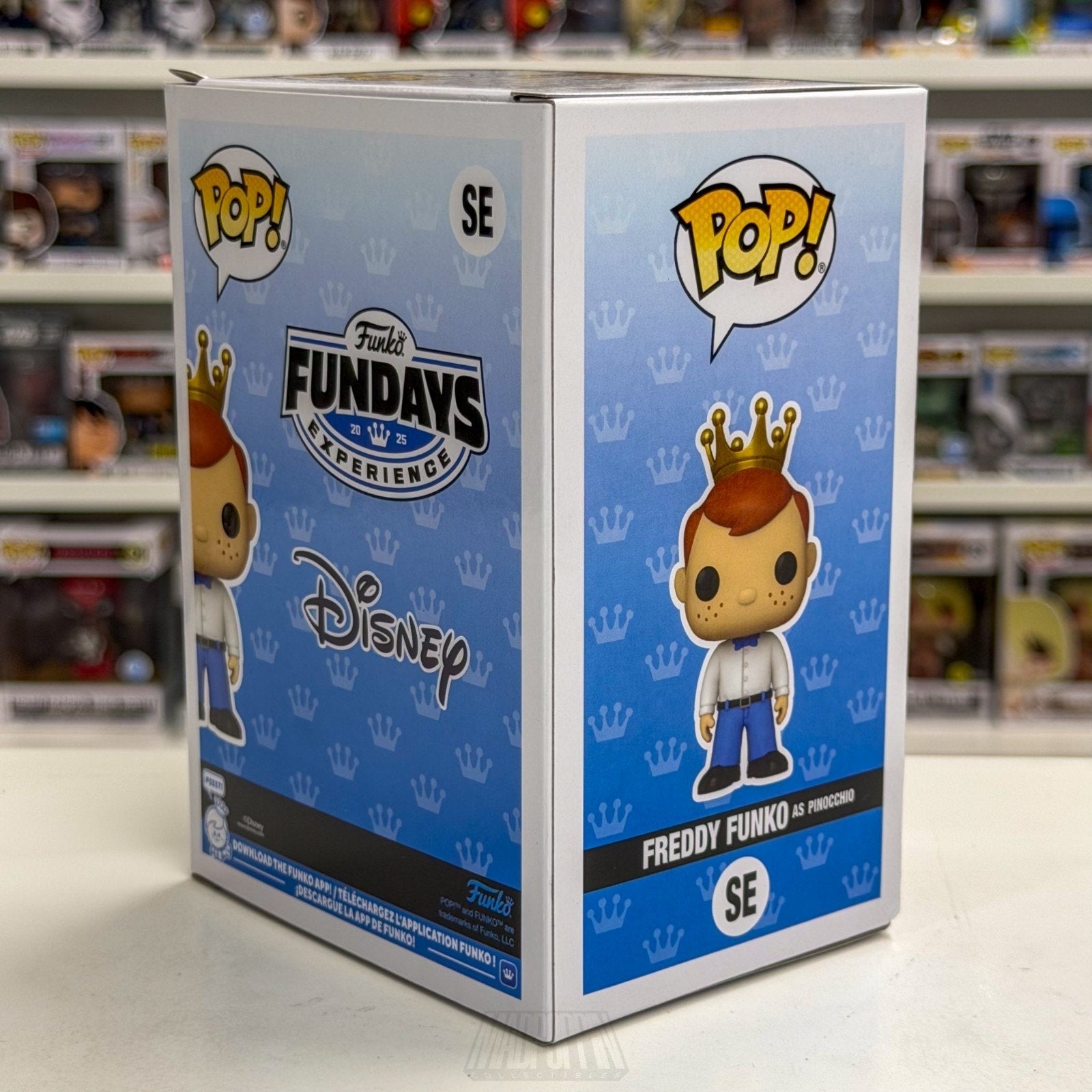 Funko Pop Fundays Experience Freddy as Pinocchio Sketched SE Disney Vinyl Figure