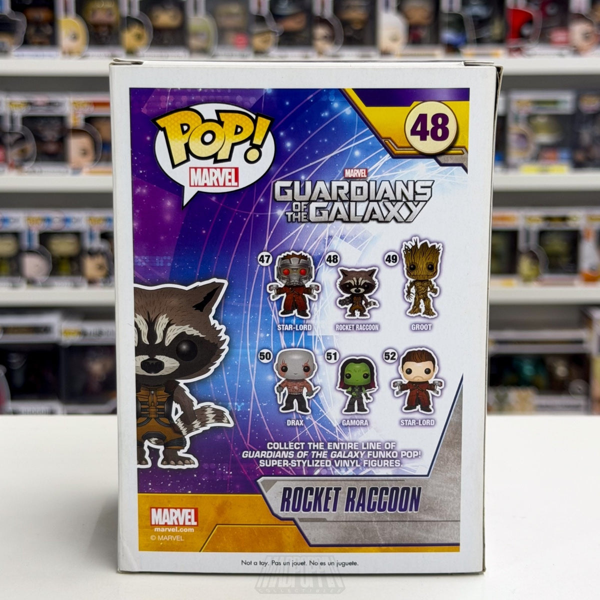 Funko Pop Marvel Guardians of the Galaxy Rocket Raccoon 48 GOTG Toy Vinyl Figure