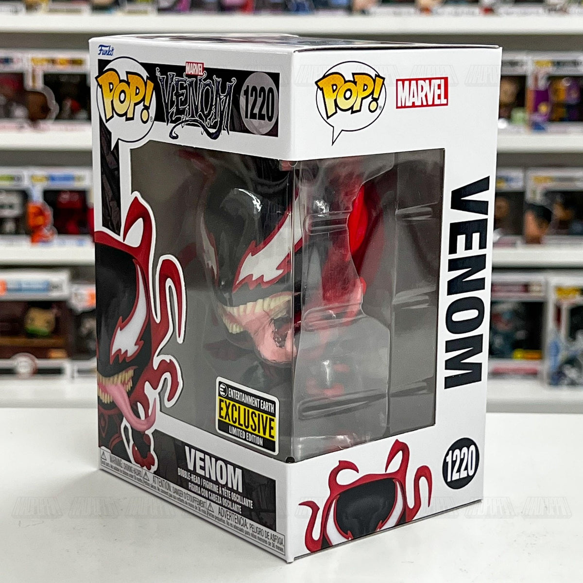 Funko Pop Marvel Venom Carnage Miles Morales Entertainment Earth 1220 Toy Figure