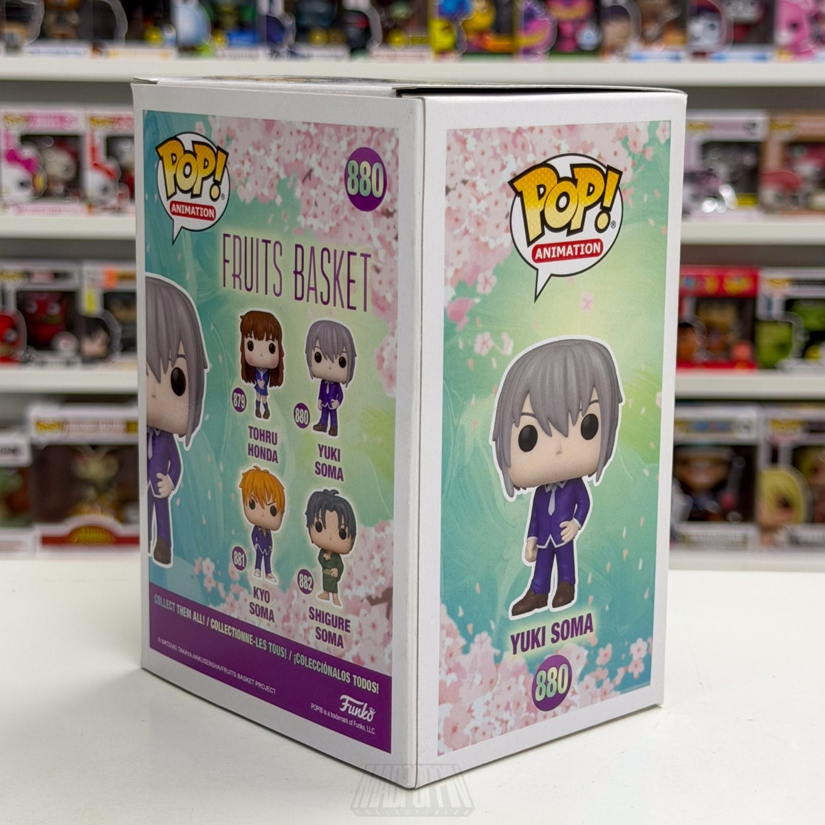 Funko Pop Anime Fruits Basket Yuki Soma 880 Supernatural Manga Toy Vinyl Figure