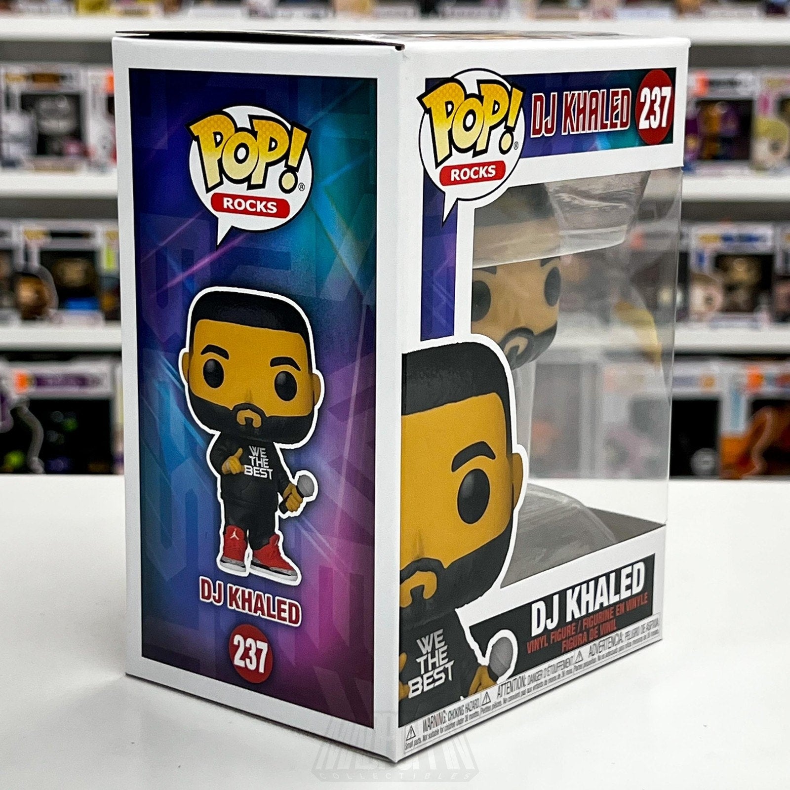 Funko Pop! Rocks DJ Khaled #237 Vinyl Figure We The Best 2021 Boxed Collectible