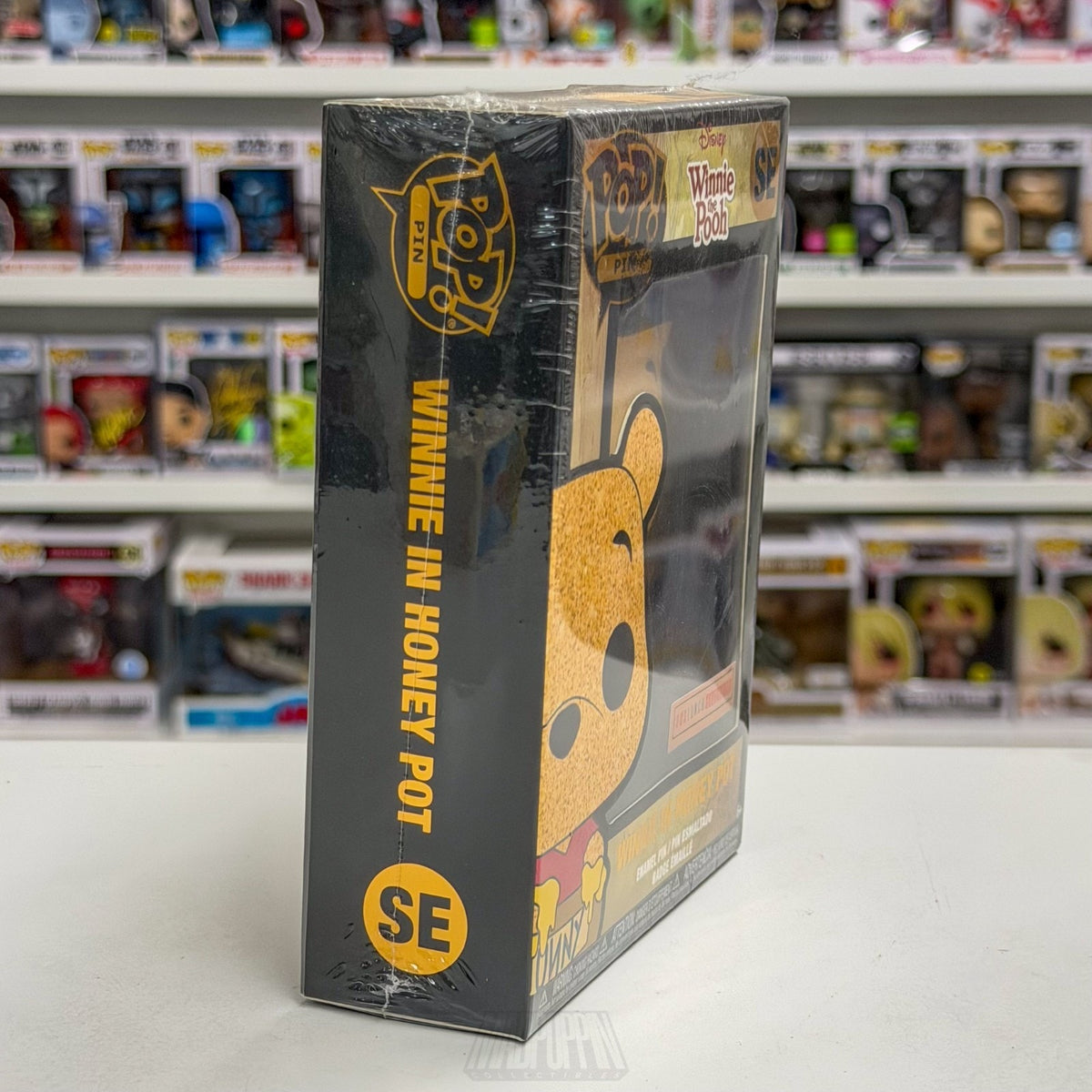 Funko Pop Pin Disney Winnie the Pooh in Honey Pot Diamond BoxLunch 3" Exclusive