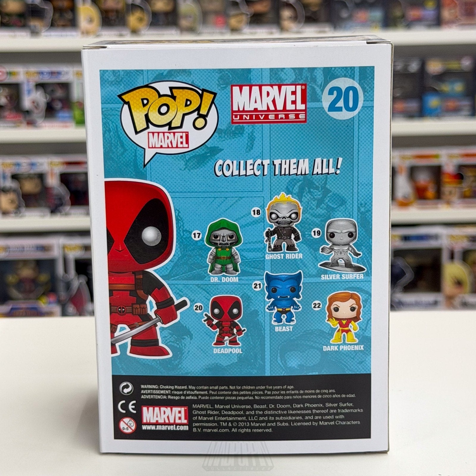 Funko Pop Marvel Universe Deadpool Red w/Sword 20 Merc Anti-Hero Vinyl Figure