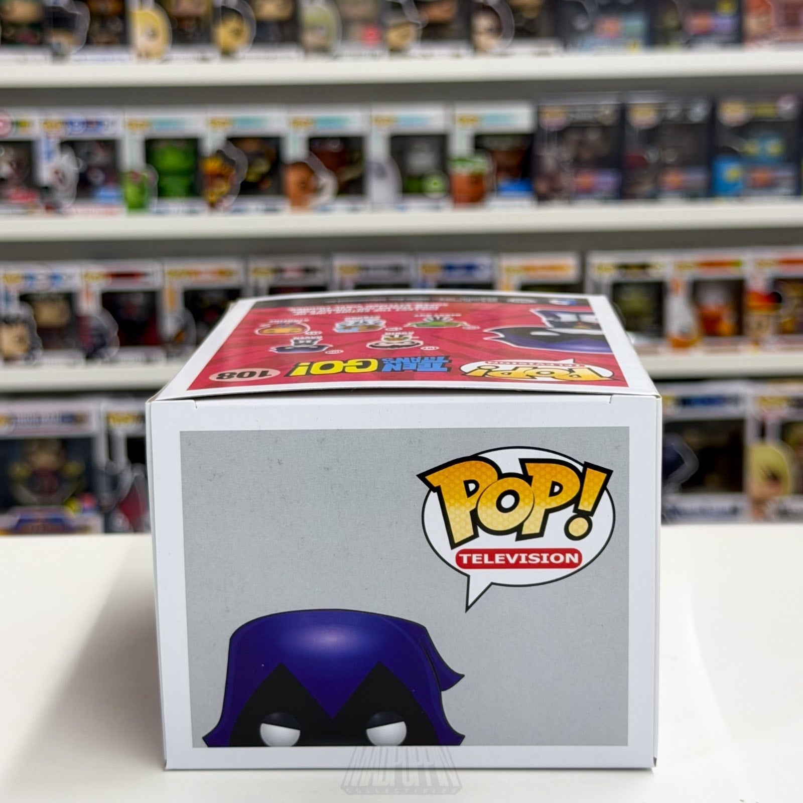 Funko Pop TV Teen Titans Go Raven 108 TTG Animated Cartoon Network Vinyl Figure