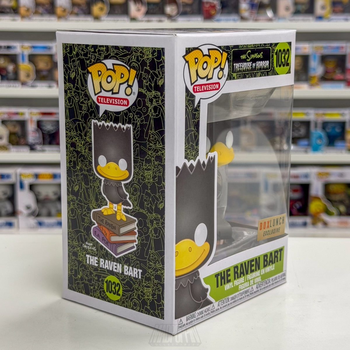 Funko Pop Simpsons Treehouse of Horror Raven Bart BoxLunch 1032 Toy Vinyl Figure
