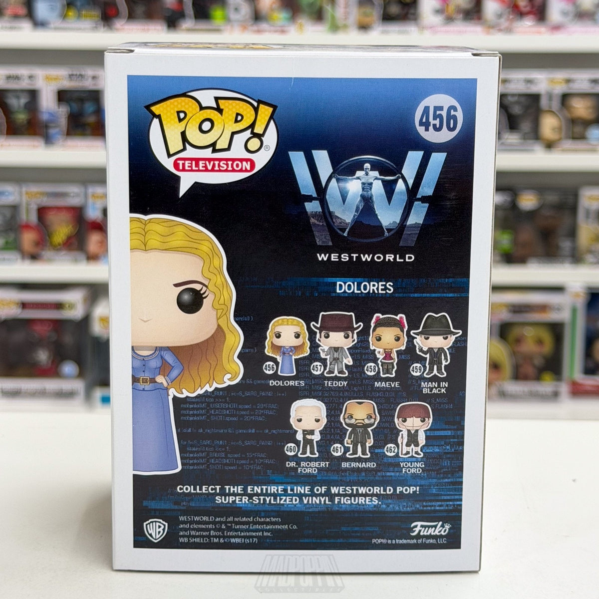 Funko Pop TV HBO Westworld Dolores Abernathy 456 Sci-Fi Western Toy Vinyl Figure