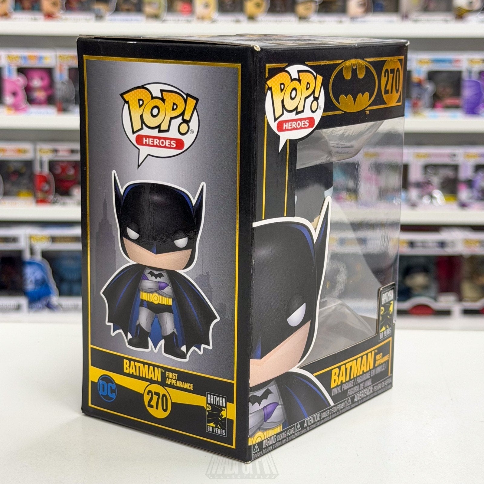 Funko Pop DC Super Heroes Batman First Appearance 80 Years 270 Toy Vinyl Figure