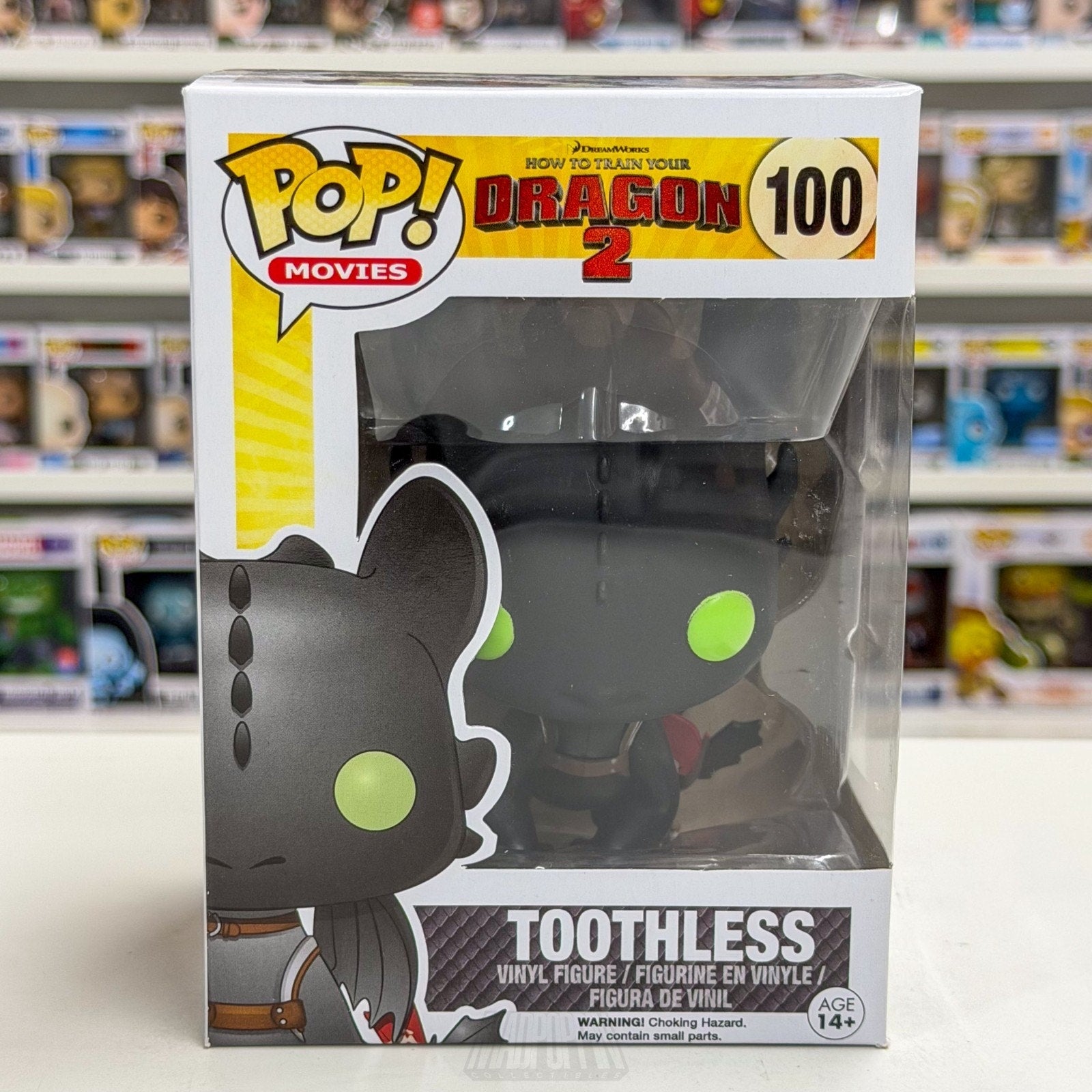 Funko Pop Movies How to Train Your Dragon 2 Toothless 100 Fantasy Vinyl Figure