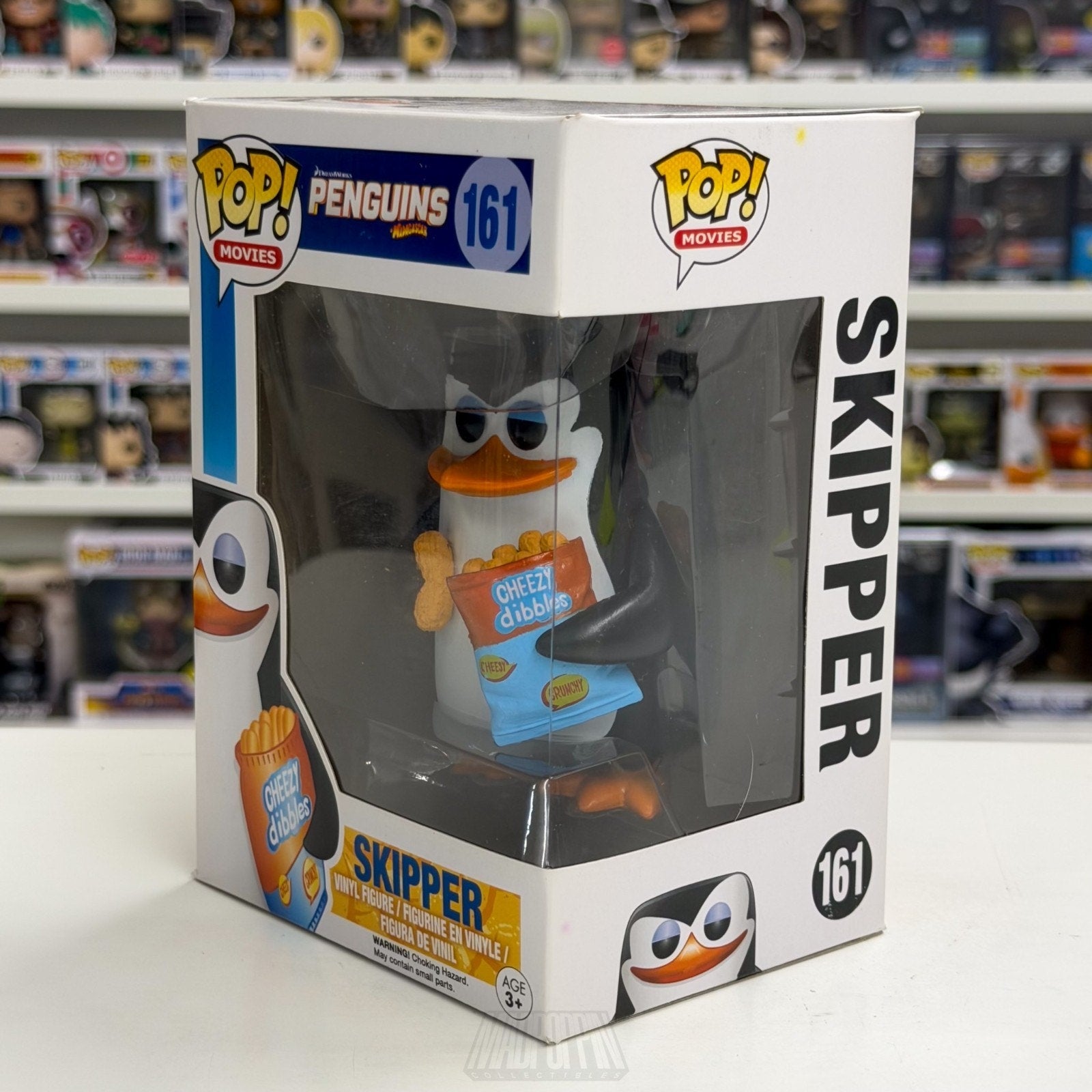 Funko Pop Movies Penguins Madagascar Skipper 161 Animation Comedy Vinyl Figure