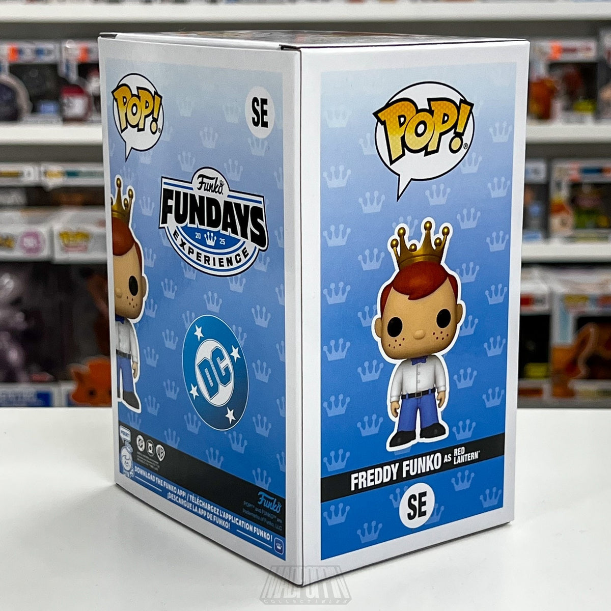 Funko Pop Fundays Freddy as Red Lantern Translucent 1000pcs DC Toy Vinyl Figure