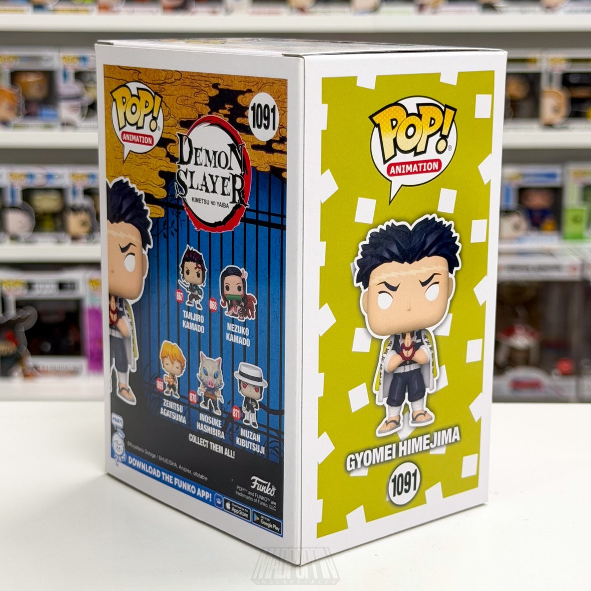 Funko Pop Anime Demon Slayer Gyomei Himejima Hot Topic 1091 Manga Vinyl Figure