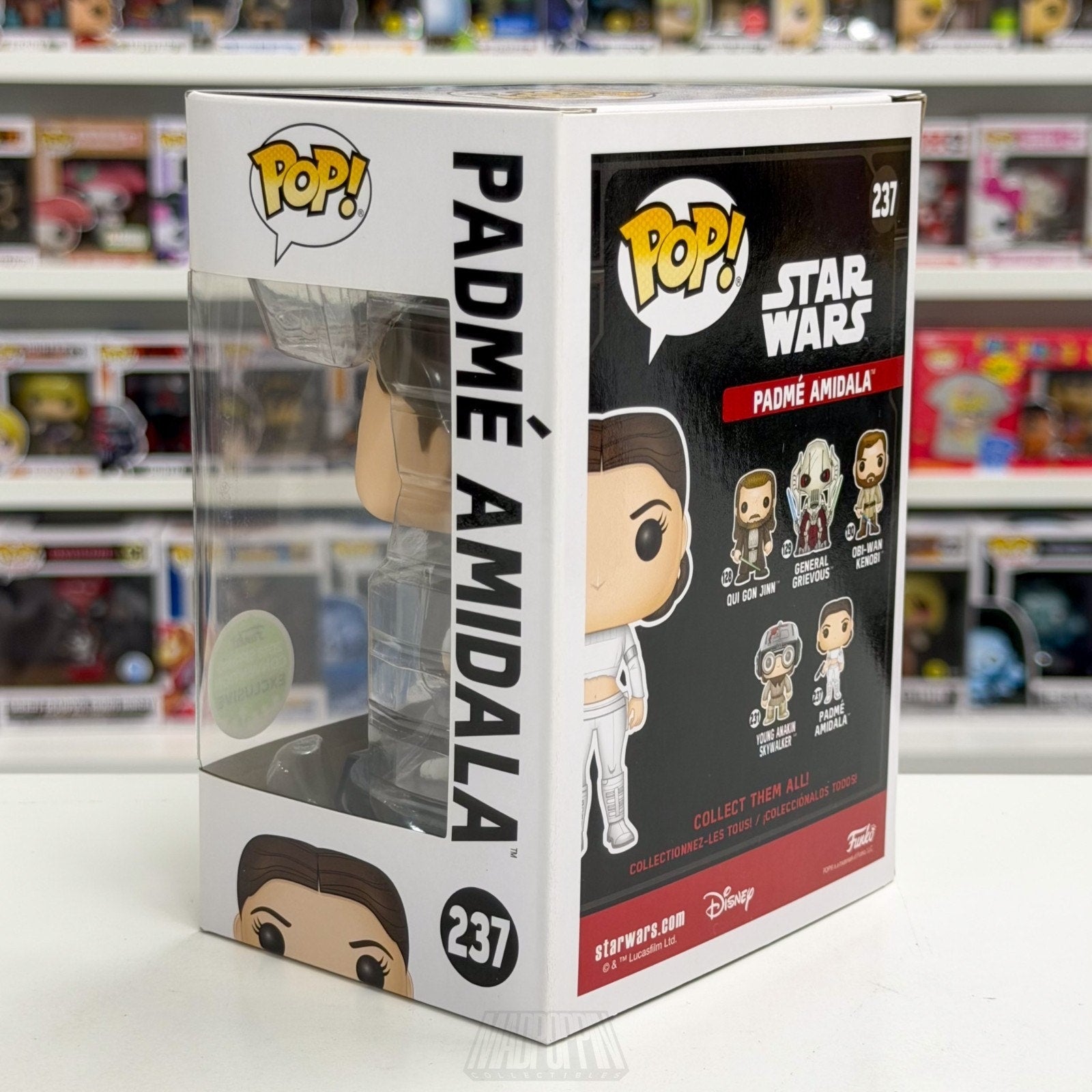 Funko Pop Star Wars Episode II Attack of Clones Padme Amidala Geonosis ECCC 237