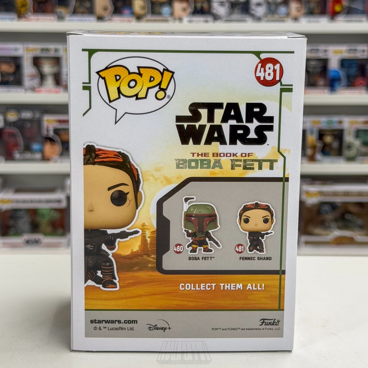Funko Pop Star Wars Book of Boba Fett Fennec Shand 481 Mercenary Vinyl Figure
