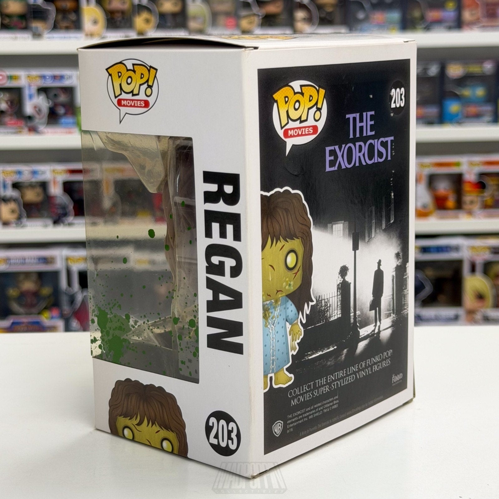 Funko Pop Movies The Exorcist Regan 203 Horror Supernatural Puke Vinyl Figure