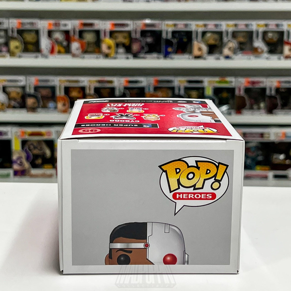 Funko Pop DC Comics Super Heroes Cyborg 95 Justice League Genius Vinyl Figure