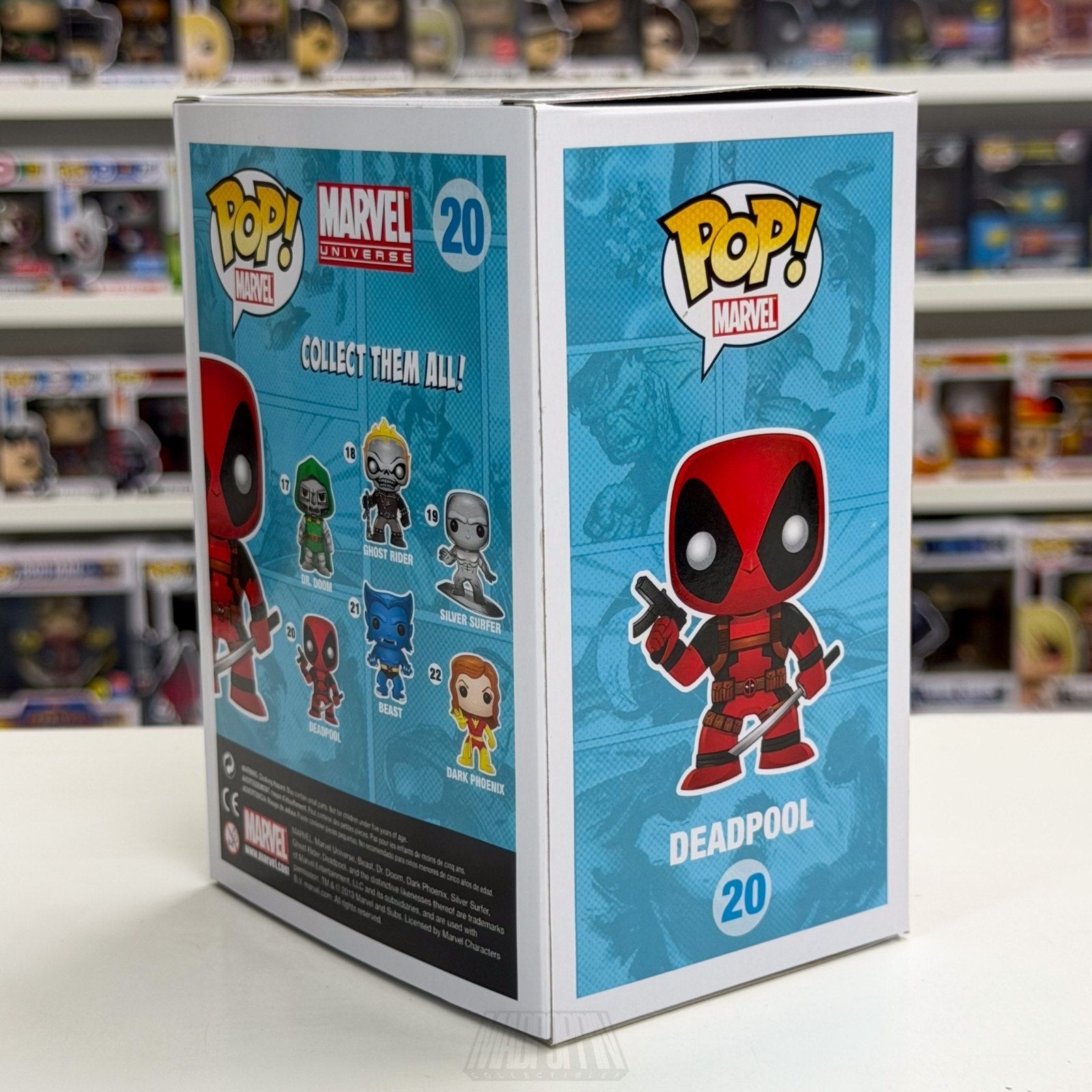 Funko Pop Marvel Universe Deadpool Red w/Sword 20 Merc Anti-Hero Vinyl Figure