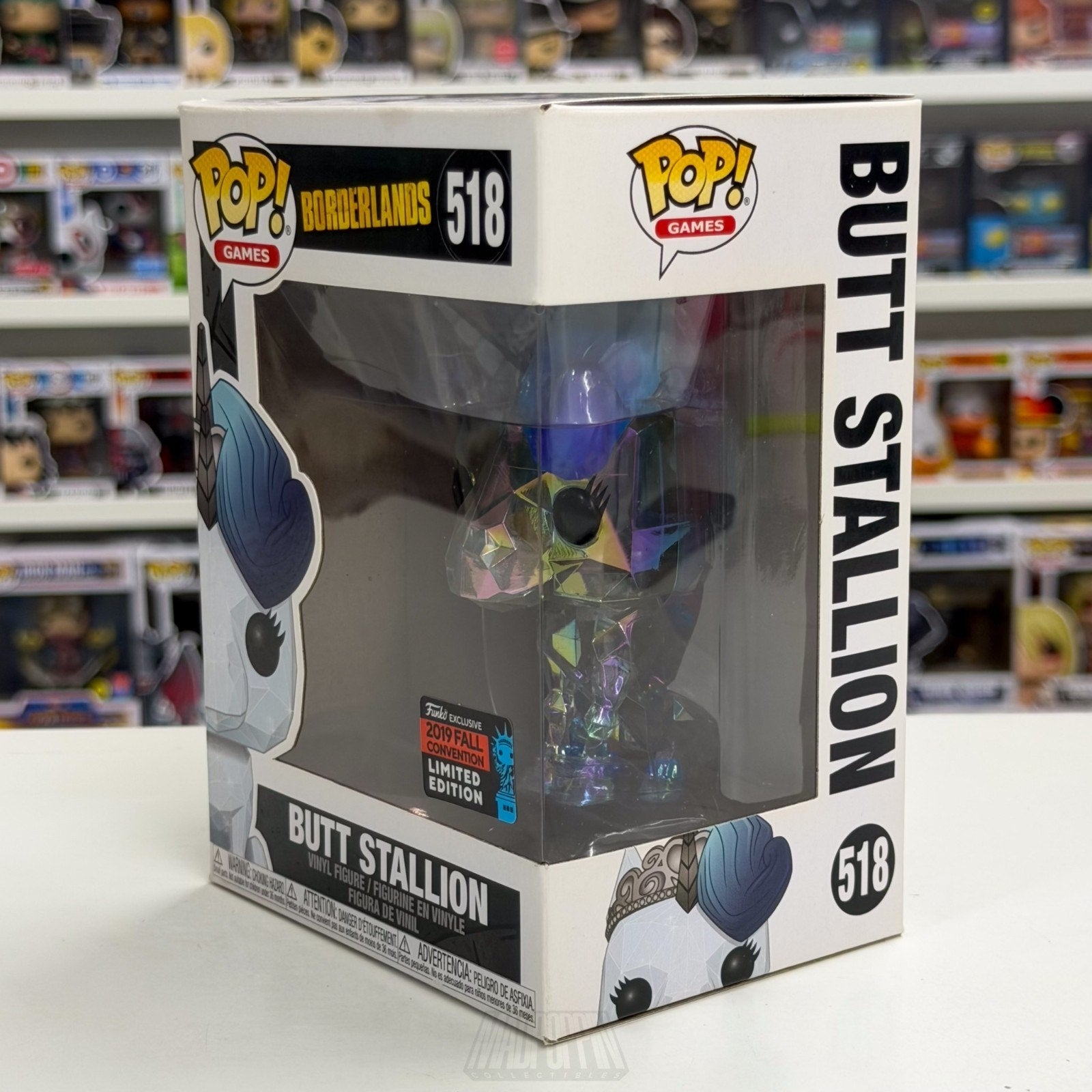 Funko Pop Games Borderlands Butt Stallion NYCC 518 Diamond Pony Toy Vinyl Figure