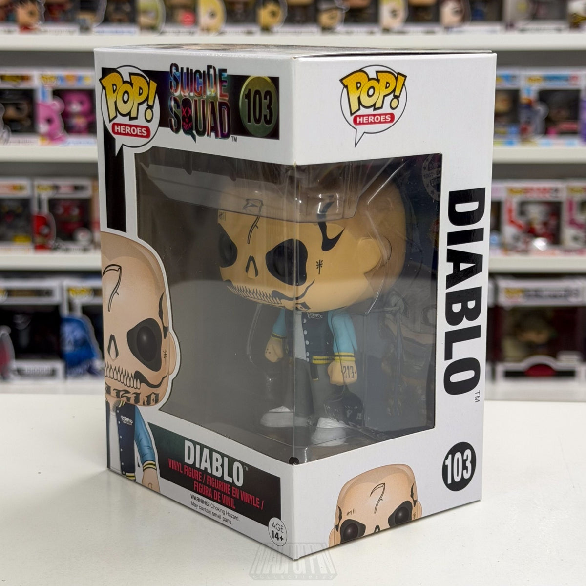 Funko Pop DC Super Heroes Suicide Squad El Diablo 103 Fire Devil Vinyl Figure