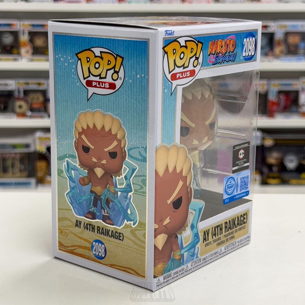 Funko Pop Anime Naruto Ay 4th Raikage Chalice Collectibles 2098 Toy Vinyl Figure