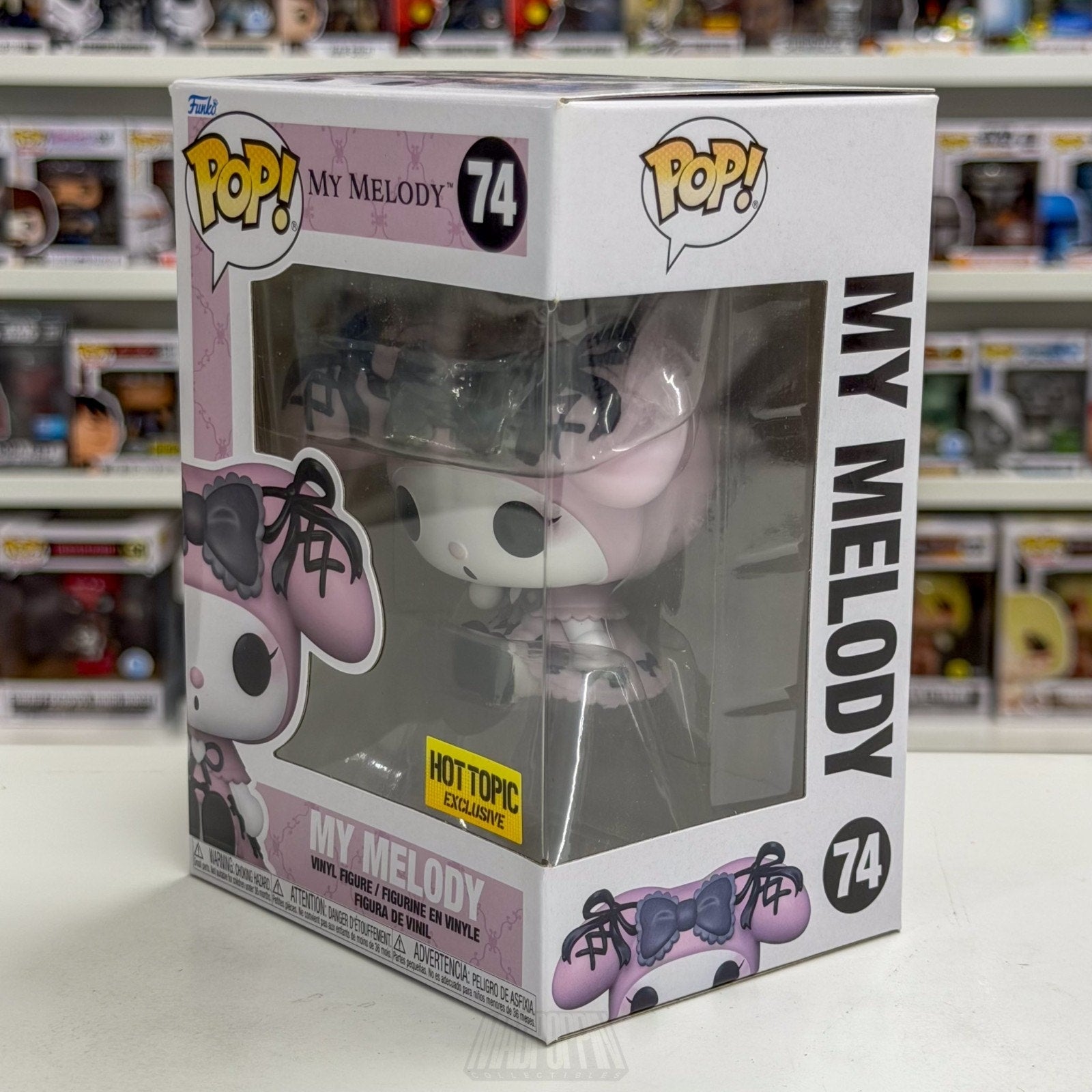 Funko Pop Sanrio My Melody Lolita Hot Topic 74 Kawaii Cute Rabbit Vinyl Figure
