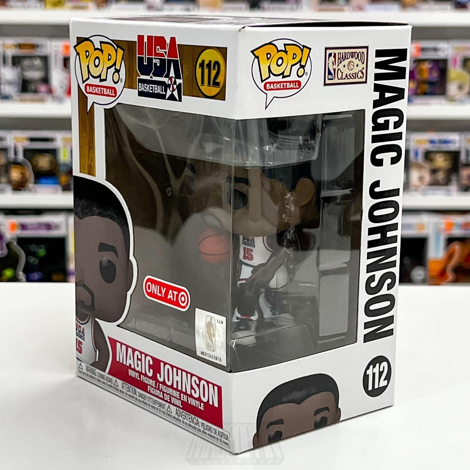 Funko Pop! Magic Johnson USA Basketball #112 Target Exclusive Vinyl Figure NBA