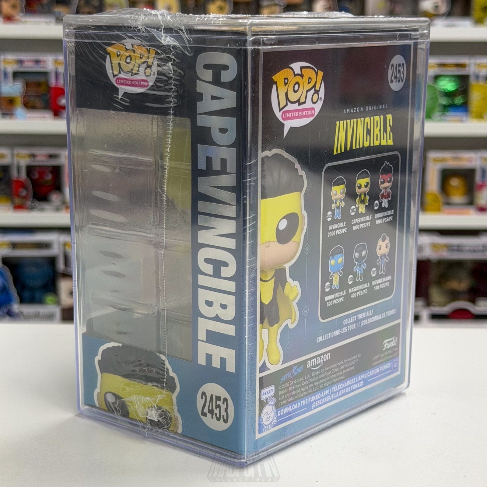 Funko Pop Invincible Capevincible 2453 SDCC 2026 LE 1000 OFFICIAL CON STICKER