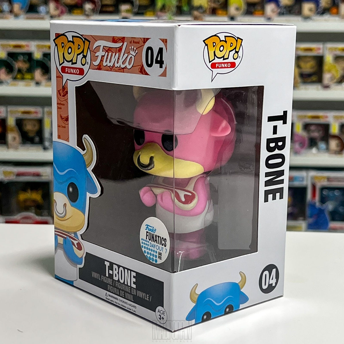 Funko Pop Funatics Day Out FDO 7 T-Bone Pink 04 Spastik NOT SOLD AT RETAIL 500pc