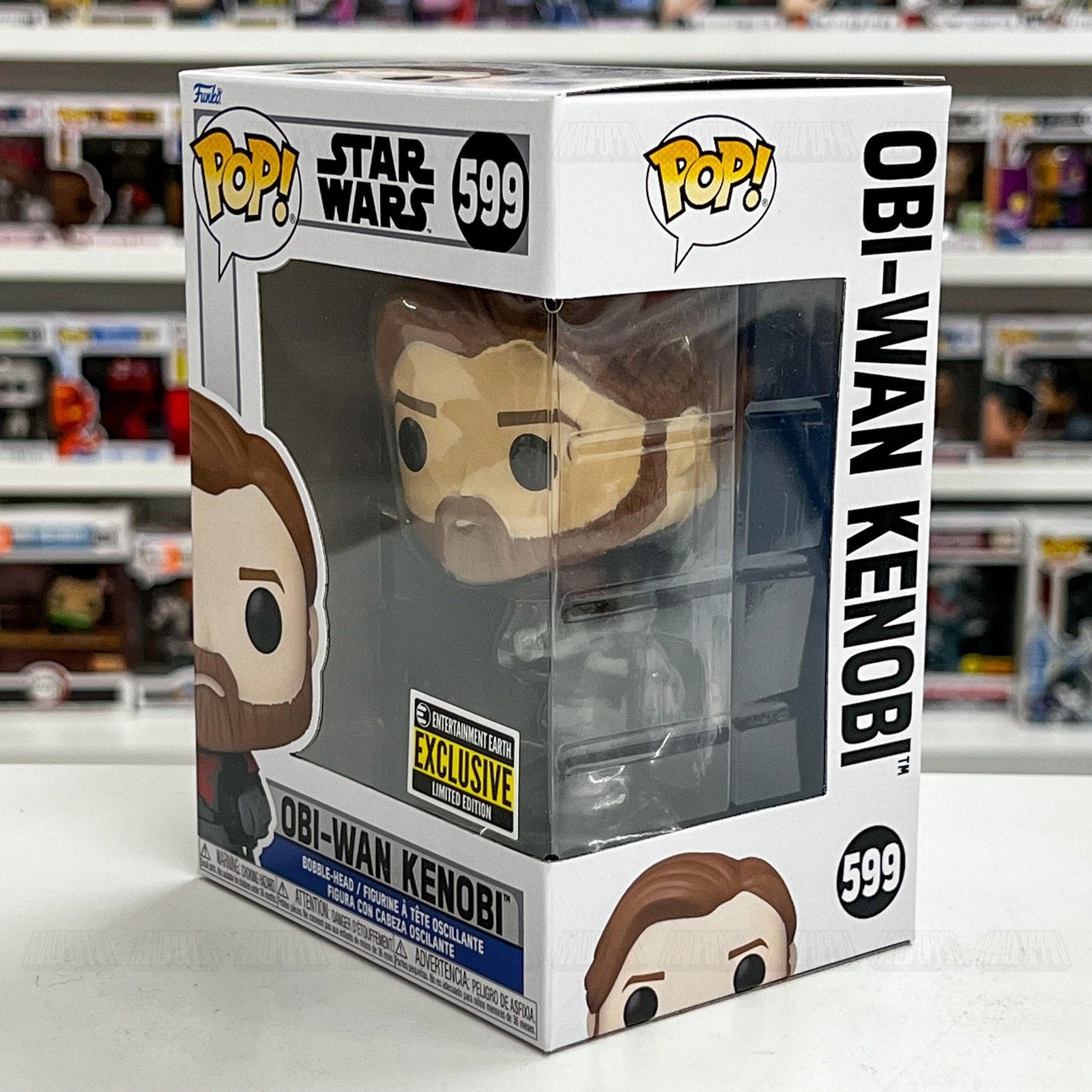 Funko Pop Star Wars Obi-Wan Kenobi Mandalorian Armor 599 Entertainment Earth Toy