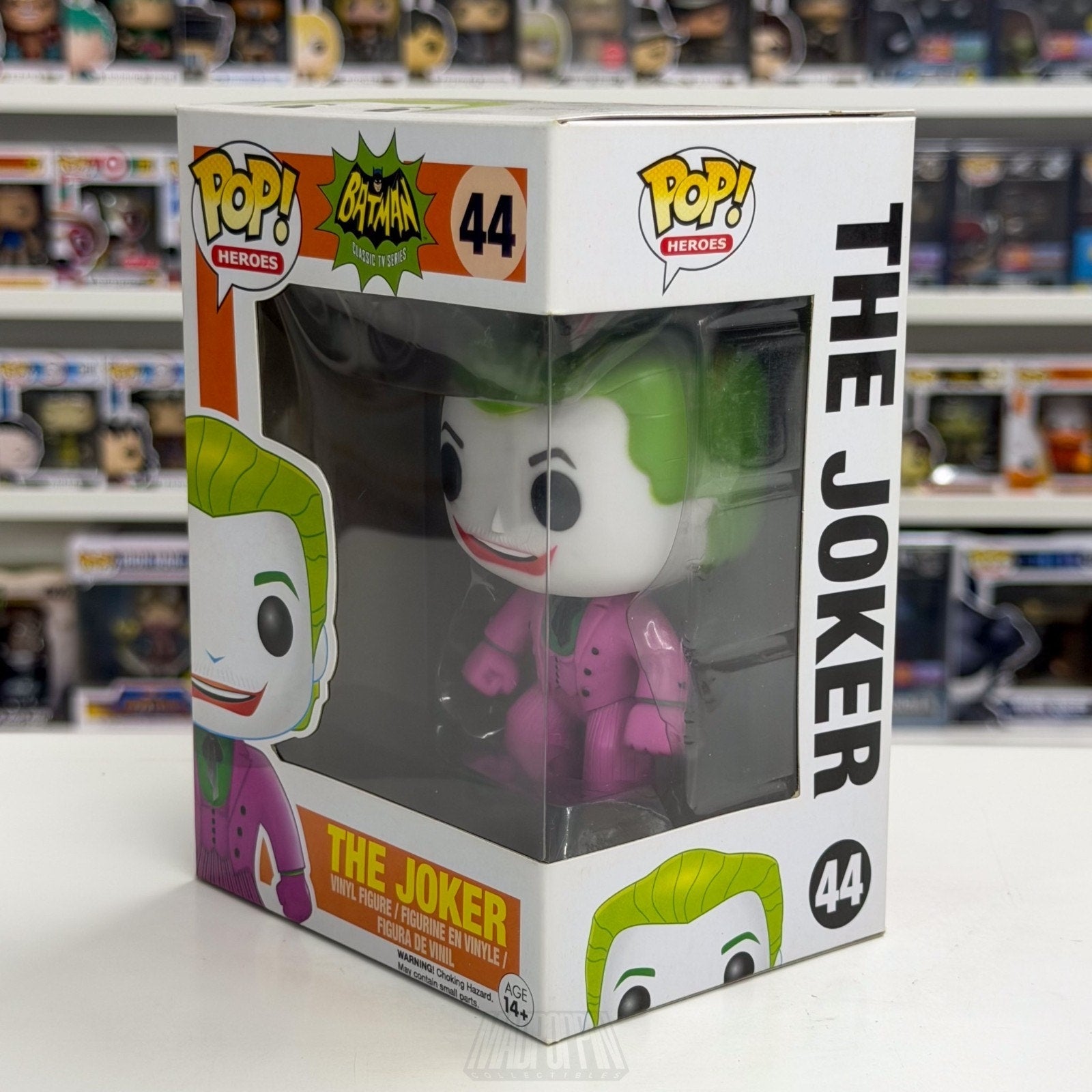 Funko Pop DC Heroes Batman Classic TV Series Joker 44 Clown Prince Vinyl Figure