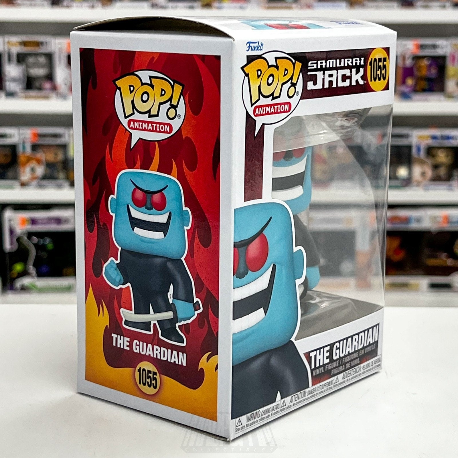 Funko Pop Animation Samurai Jack The Guardian 1055 Figure Cartoon Network Toy