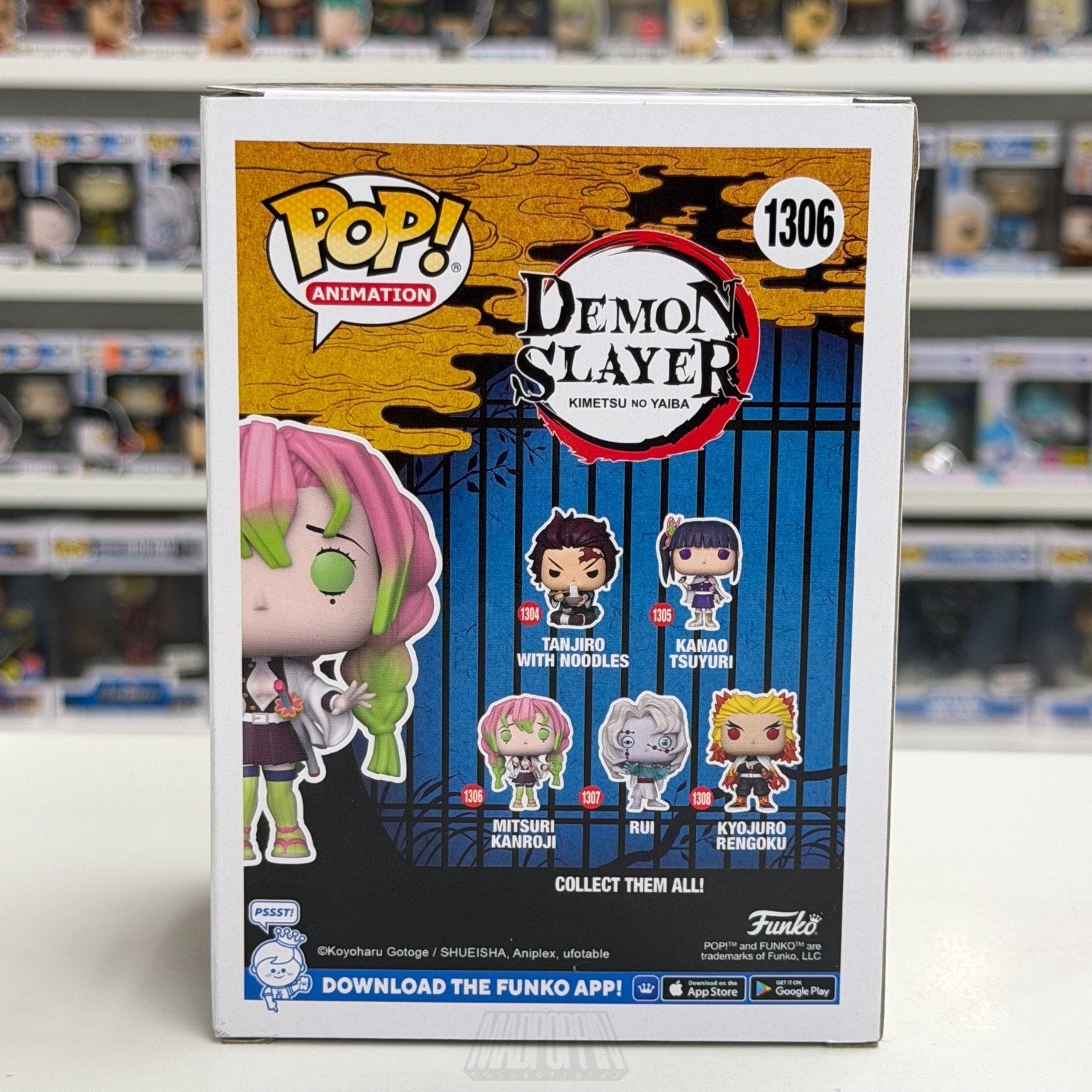 Funko Pop Anime Demon Slayer Mitsuri Kanroji 1306 Japan Manga Toy Vinyl Figure