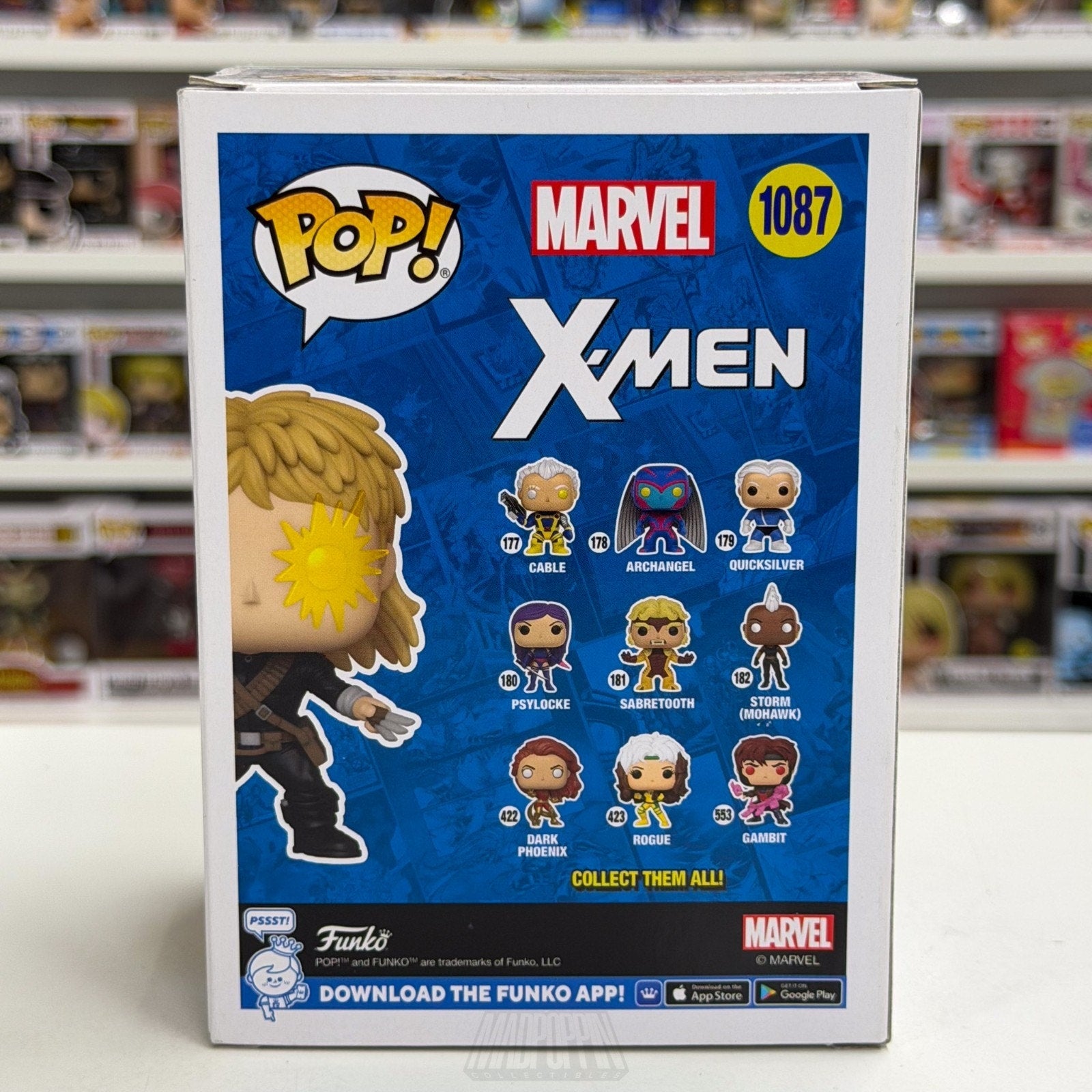 Funko Pop Marvel X-Men Longshot Walgreens 1087 Mutant Superhero Toy Vinyl Figure