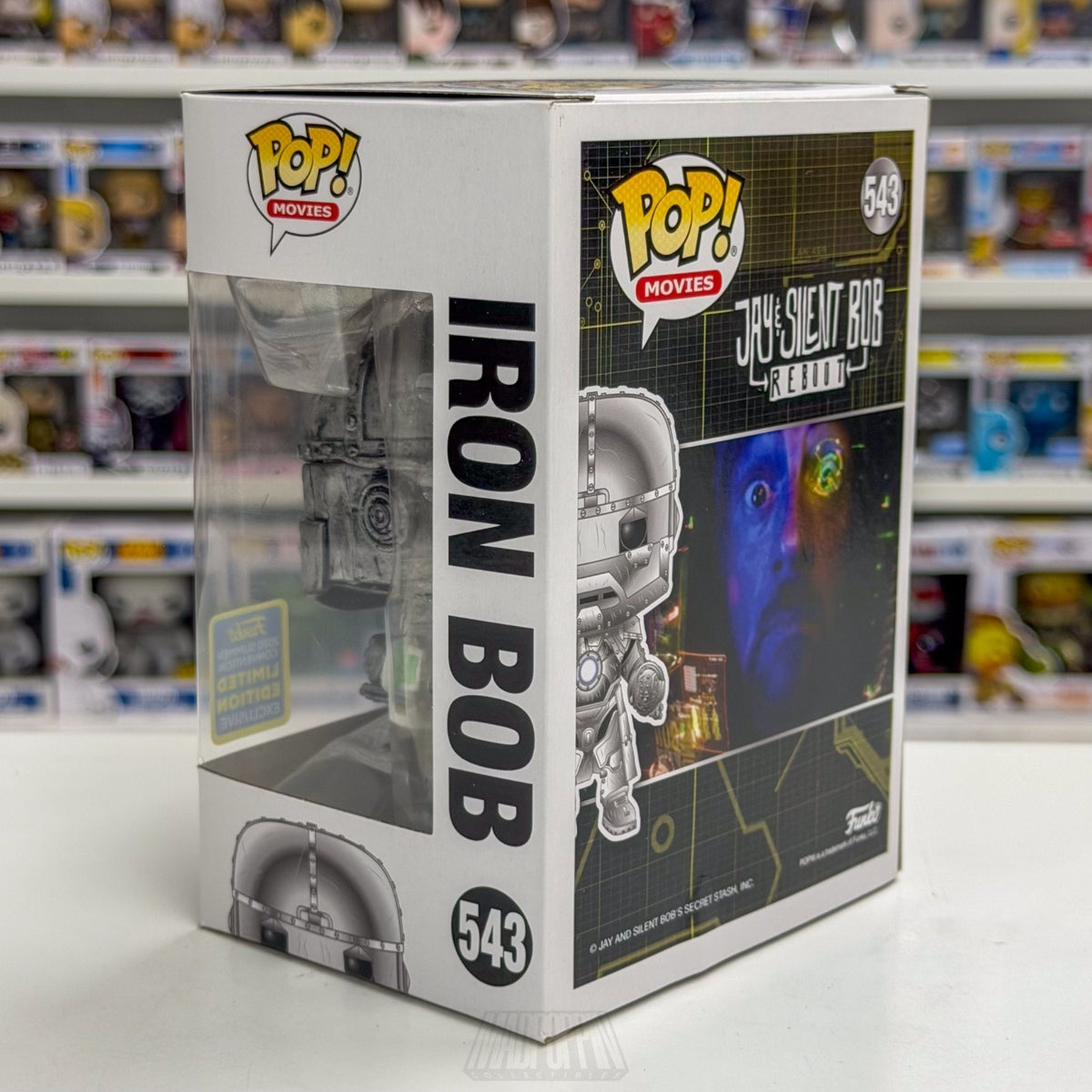 Funko Pop Movies Jay & Silent Bob Reboot Iron Bob SDCC Summer 543 Vinyl Figure