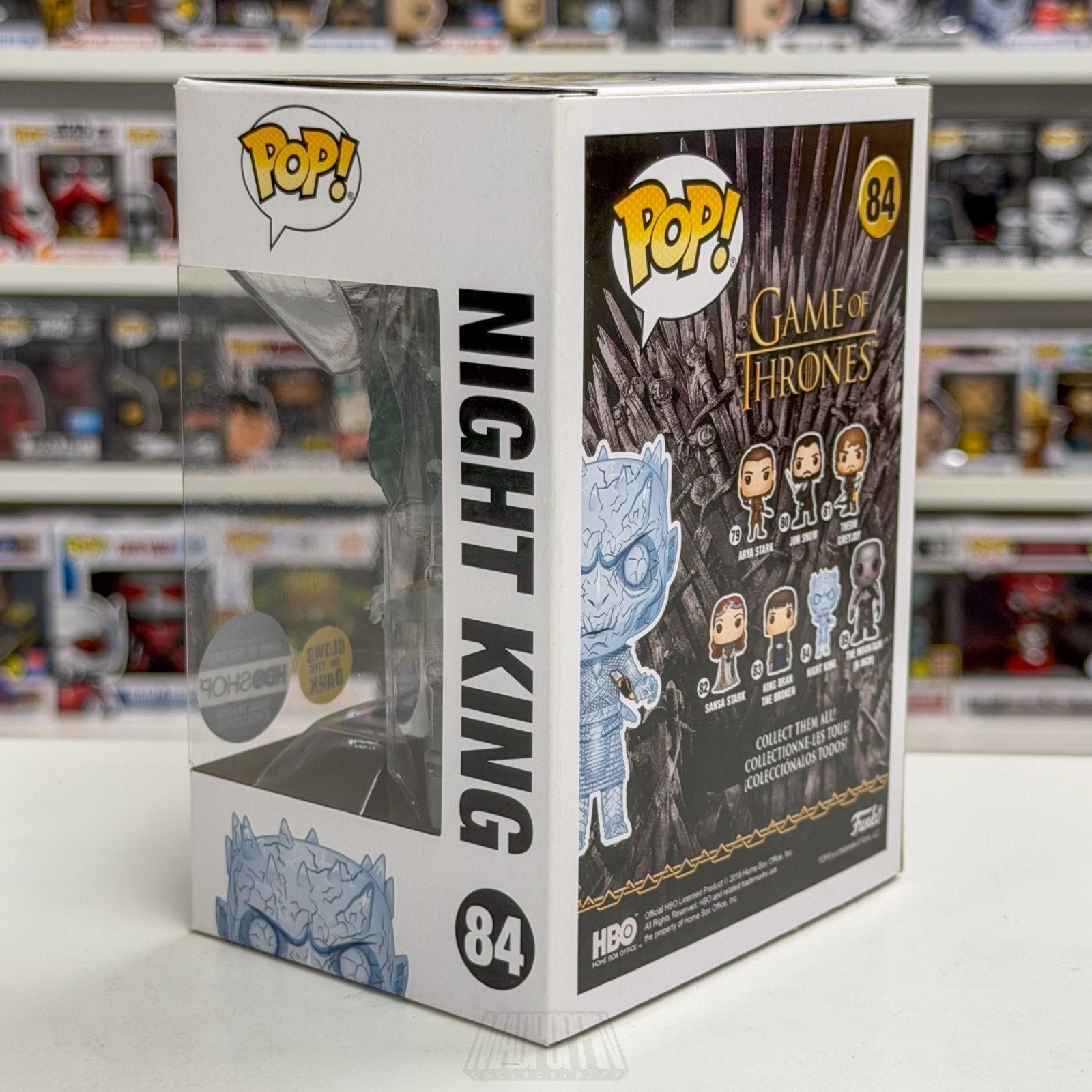 Funko Pop TV HBO Game of Thrones Night King Crystal Glow 84 Fantasy Vinyl Figure