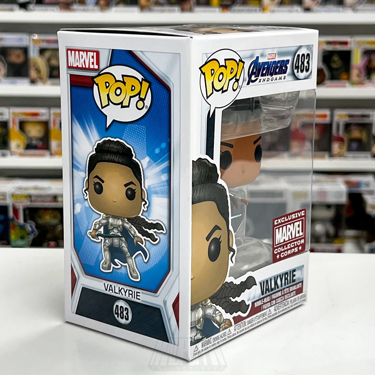Funko Pop Marvel Collector Corps Avengers Endgame Valkyrie 483 Toy Vinyl Figure