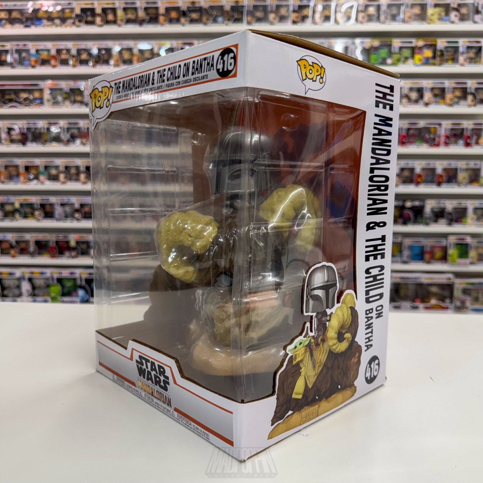 Funko Pop Rides Star Wars The Mandalorian & The Child on Bantha 416 Vinyl Figure